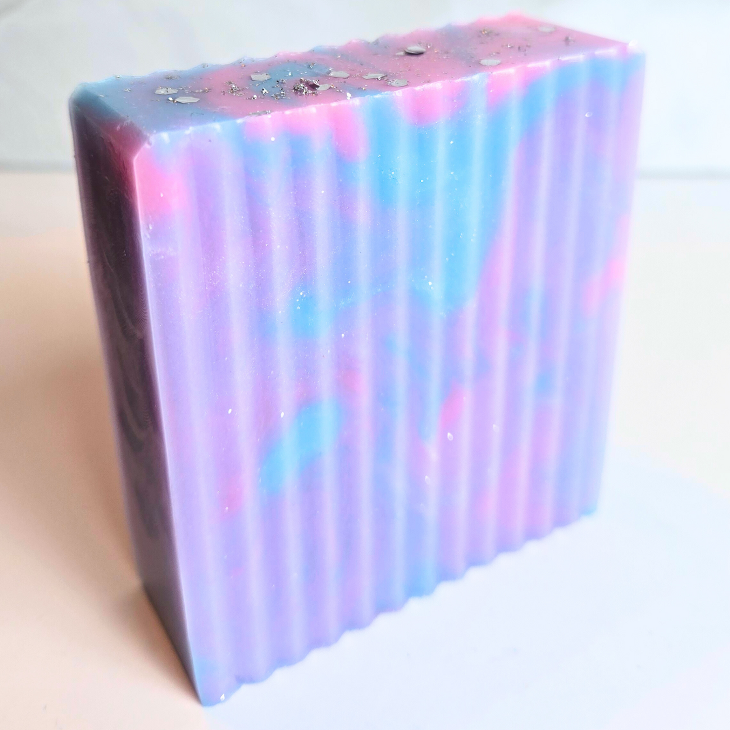 Artisan unicorn soap with shimmer and soft scent—ideal for birthdays, spa days, or self-care gift boxes