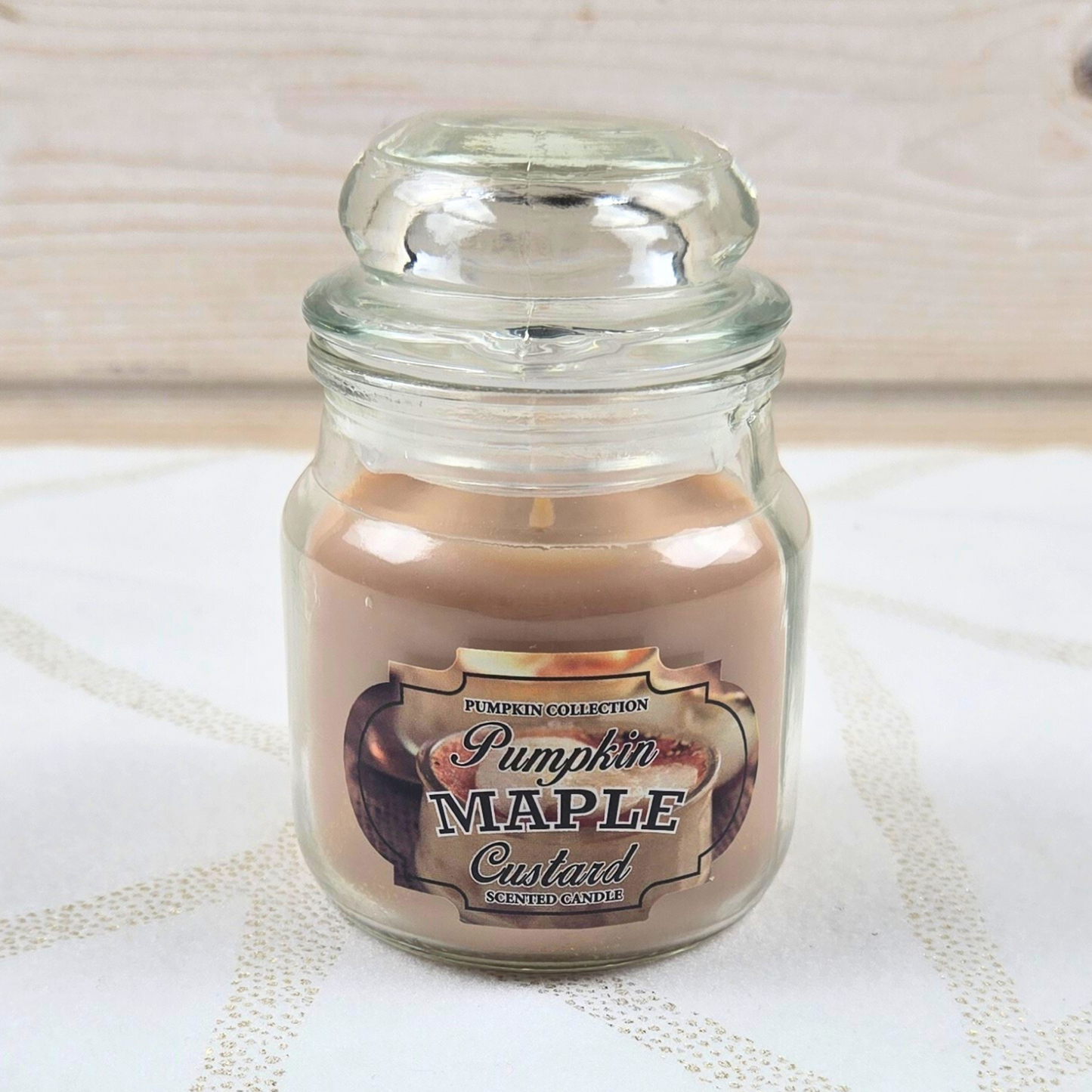 Pumpkin Maple Custard candle for fall gift box for her.