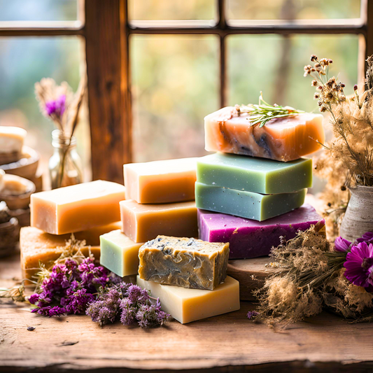 Hand crafted bar soap for gifting.
