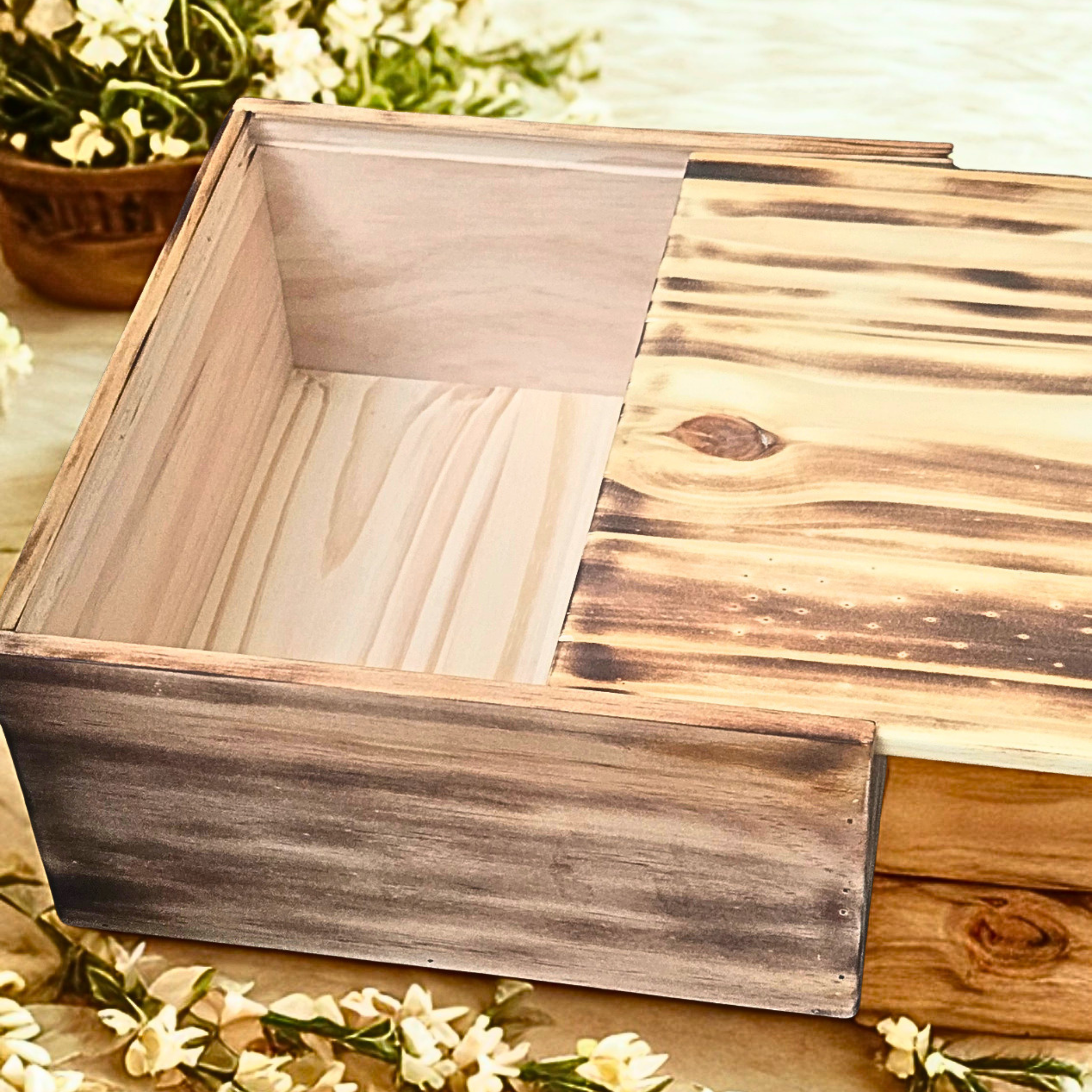 Luxury Self Care Gift Set for Women in Wooden Keepsake Box