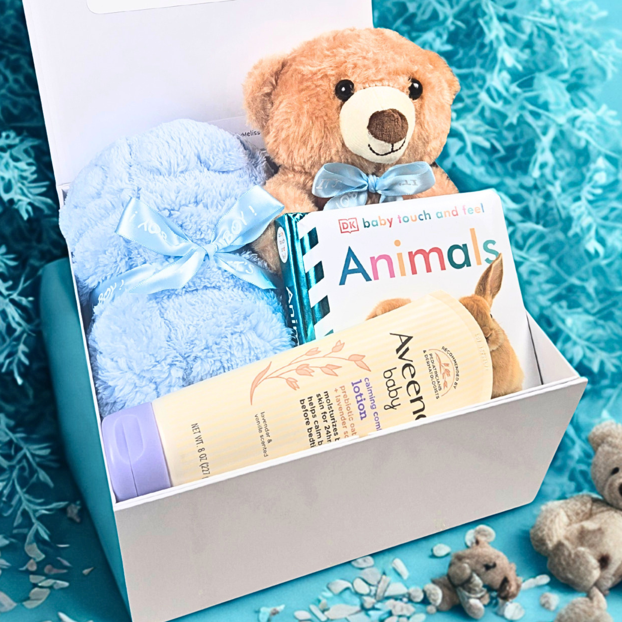 Baby Boy Shower Gift Box | Personalized Newborn Keepsake
