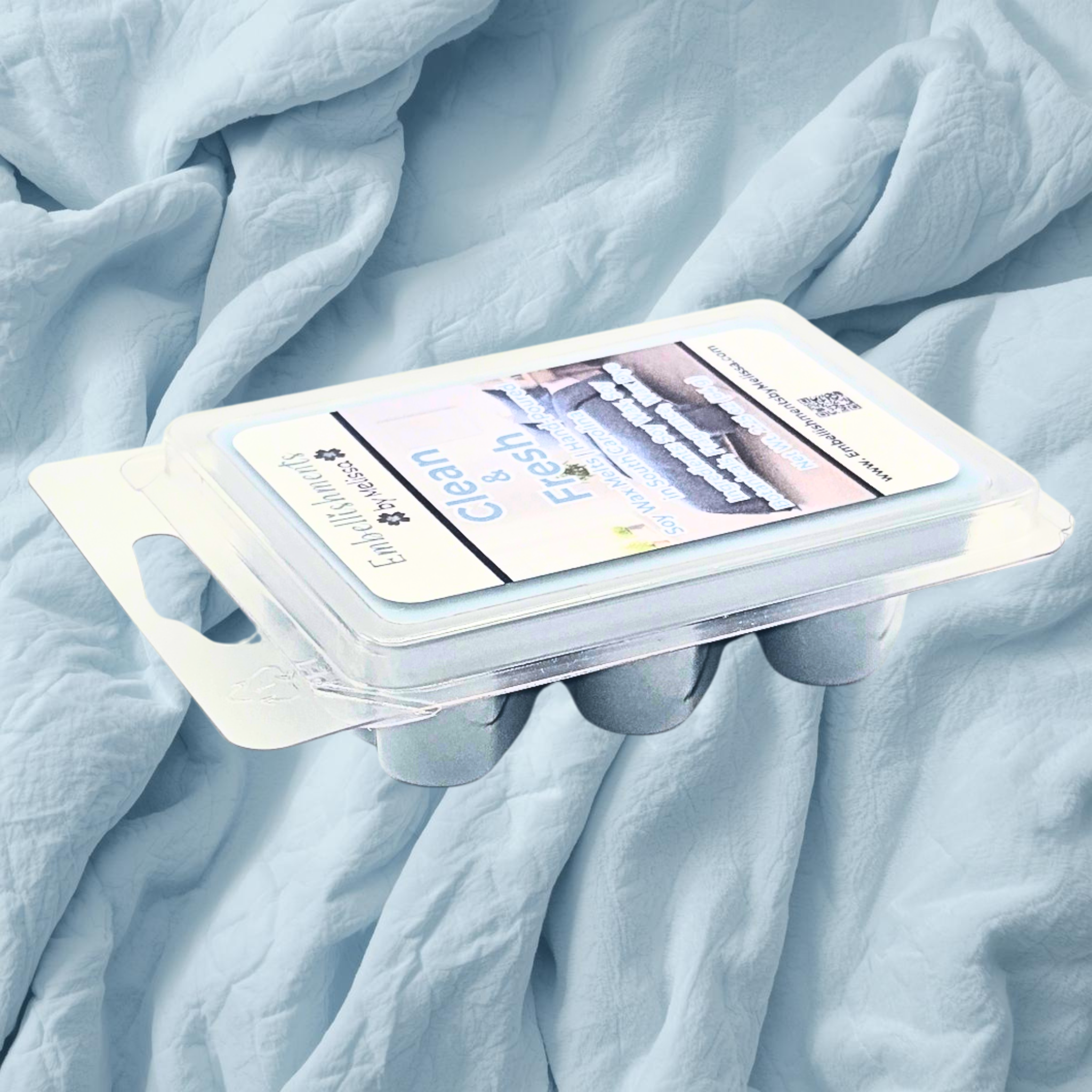 Clean & Fresh Soy Wax Melts – Light, Refreshing Home Fragrance for Wax Warmers 2.25 oz (64 g)