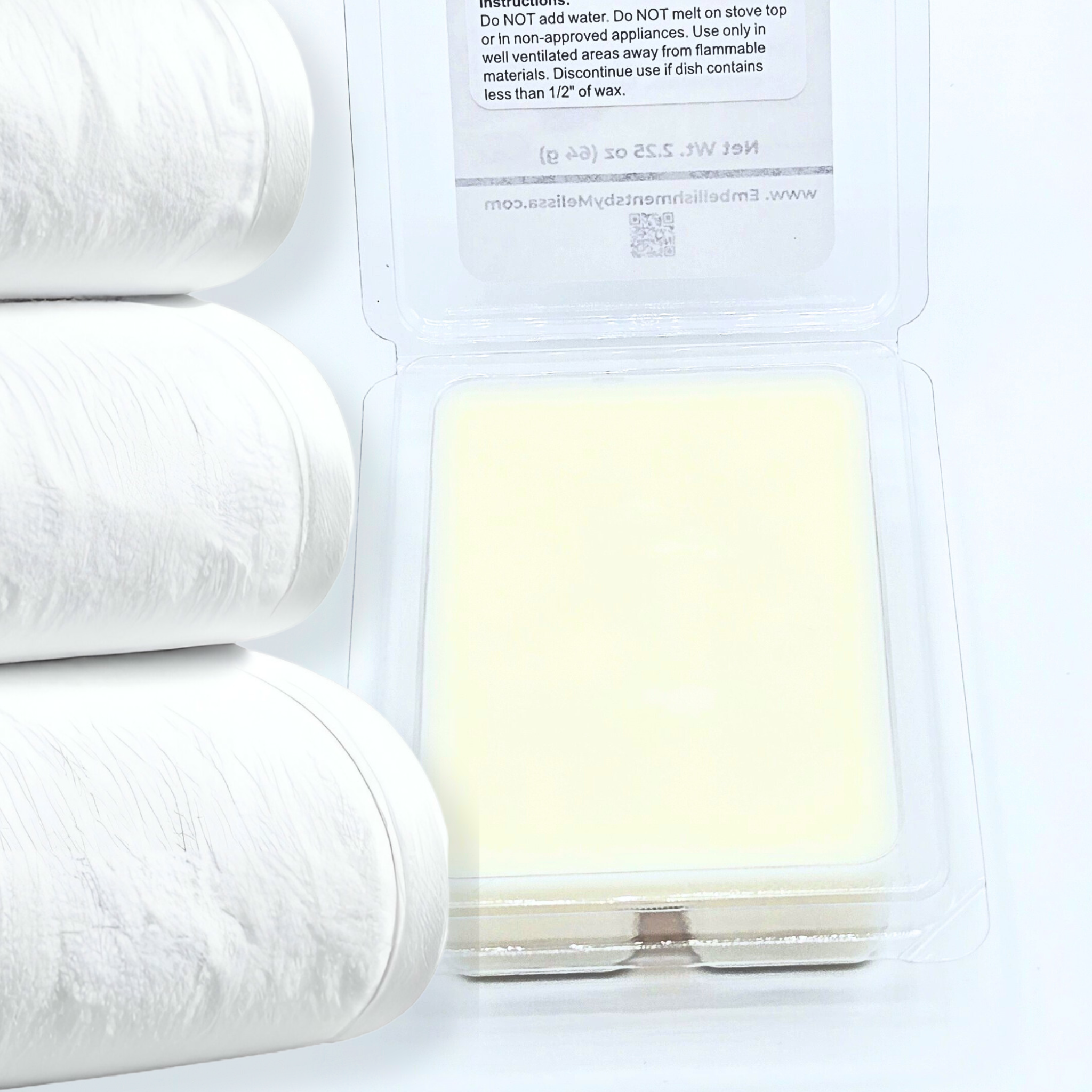 Fresh Linen Soy Wax Melts – Clean Cotton Scent, Natural Soy Home Fragrance 2.25 oz (64 g)