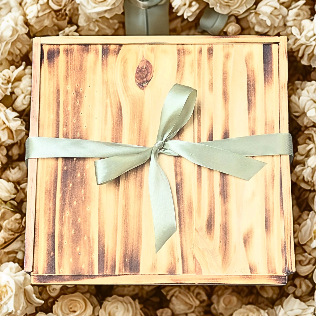 Luxury Self Care Gift Set for Women in Wooden Keepsake Box