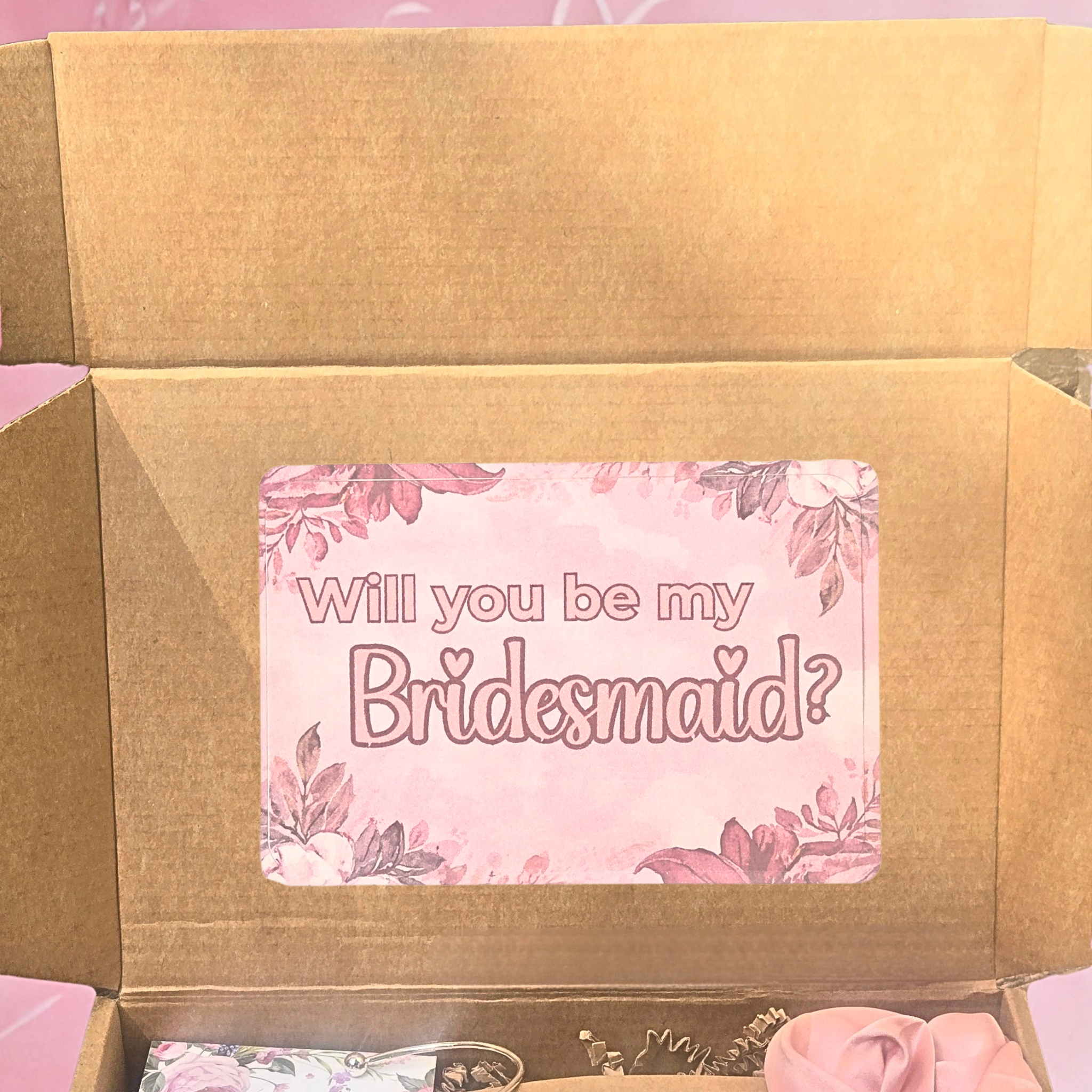 Bridesmaid Proposal Gift Box | Personalized Will You Be My Bridesmaid Gift Set