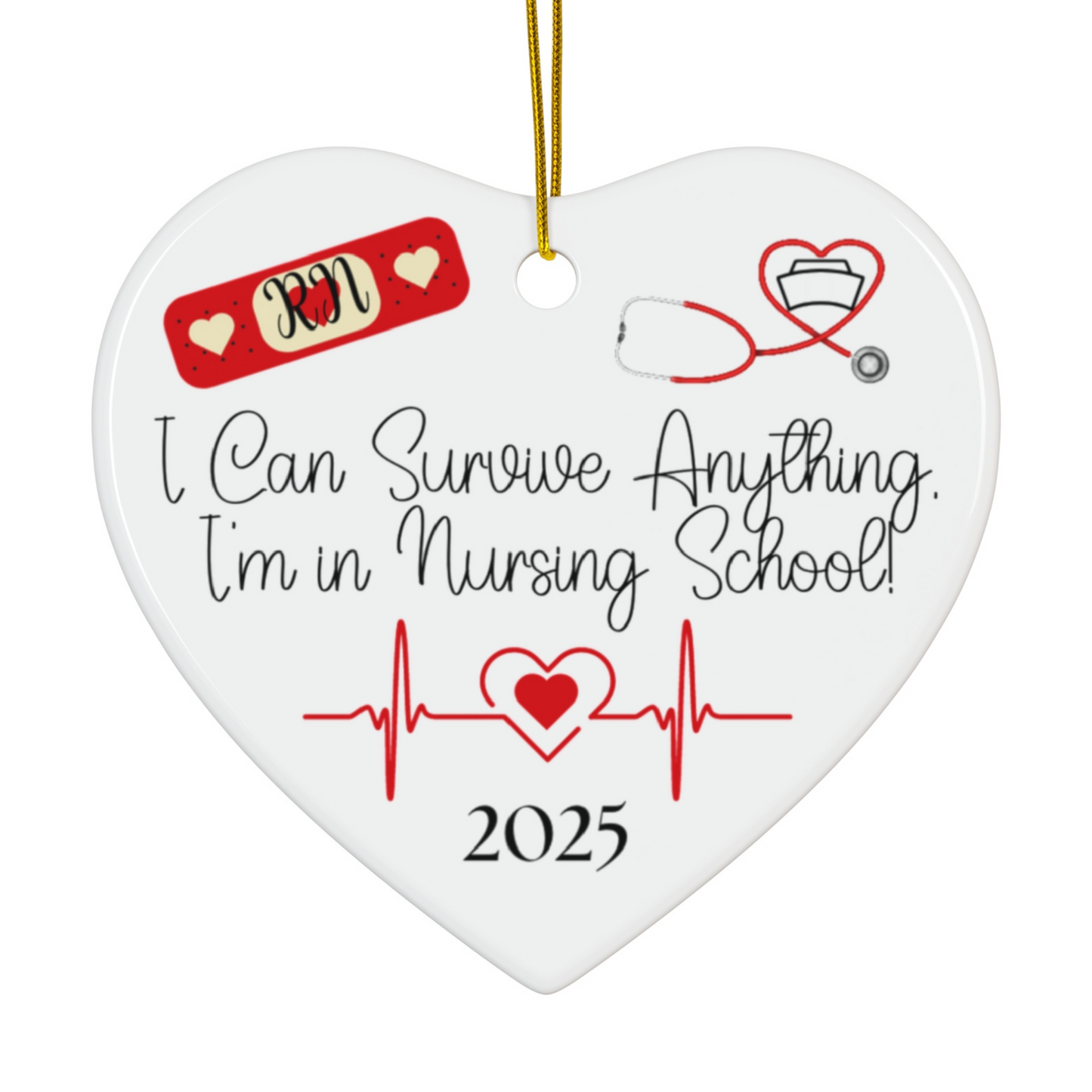 Nursing Student Ornament-Christmas Ornament For Nursing School