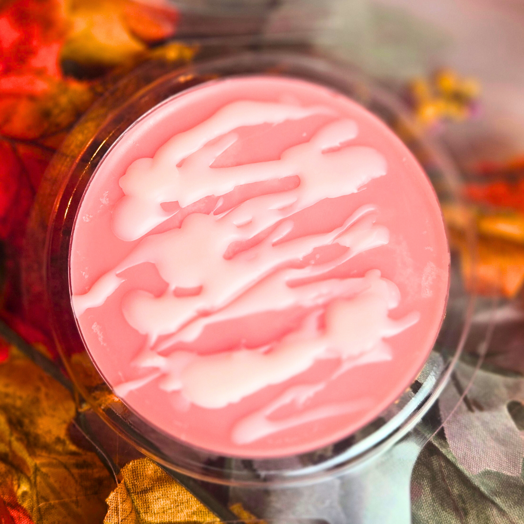 Glazed Pink Apple Spice Wax Melts – Pie-Shaped Treats for Your Senses