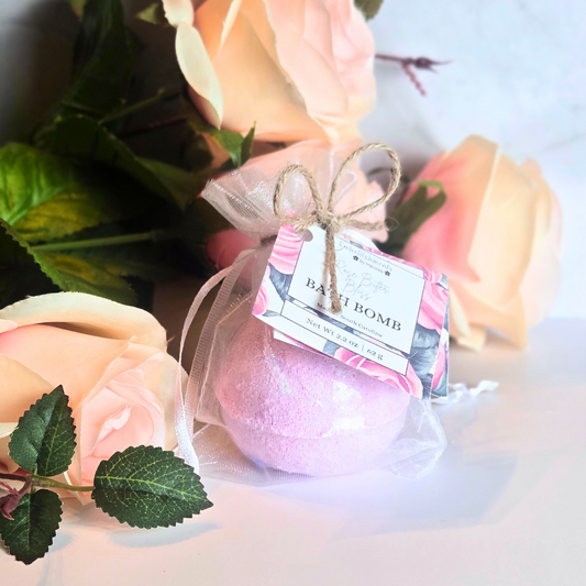 Rose Bliss Bath Bomb – Perfect for Gift Boxes & Self-Care 2.2 oz (62 g)