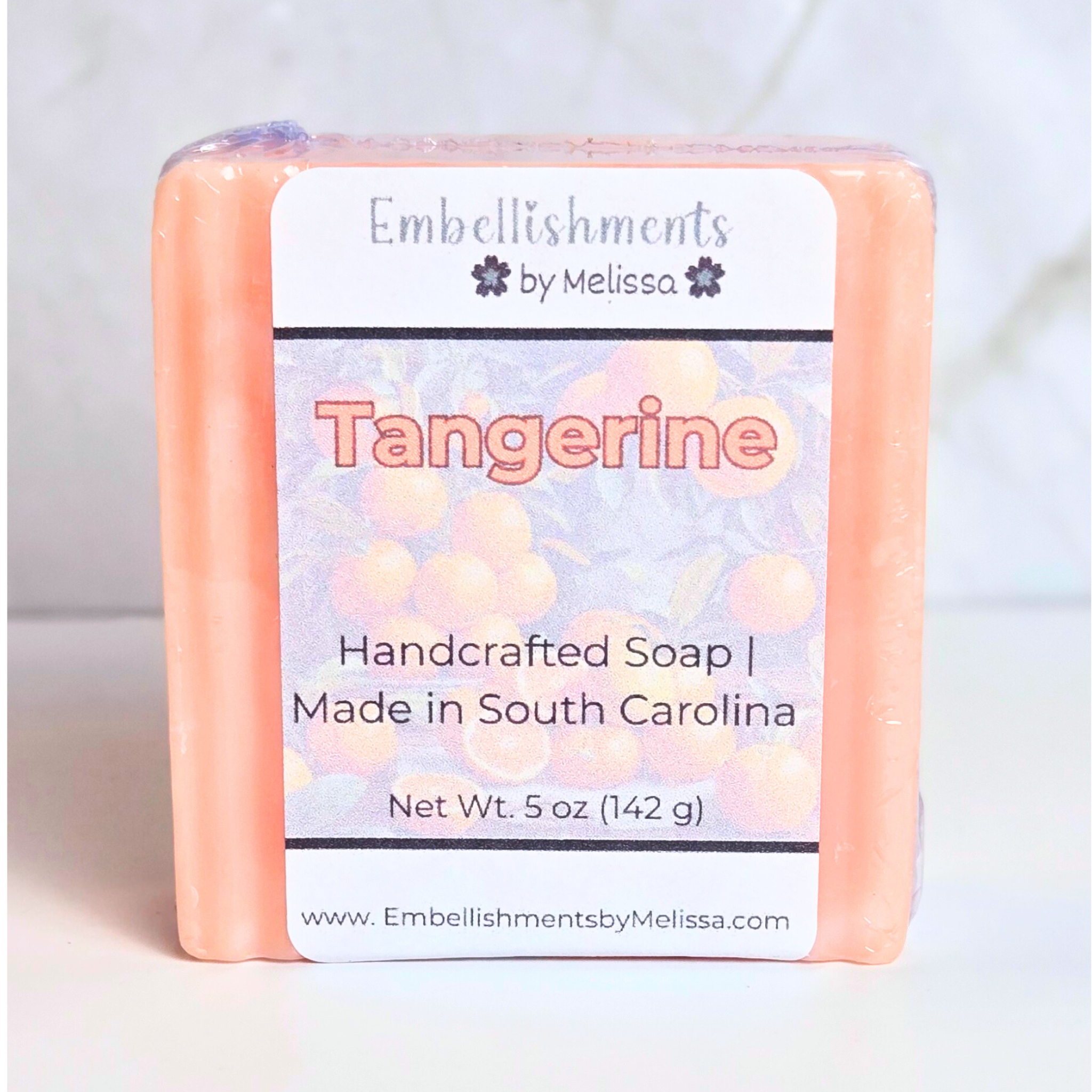 Tangerine Scented Goat Milk Soap – With Real Essential Oil (5 oz)