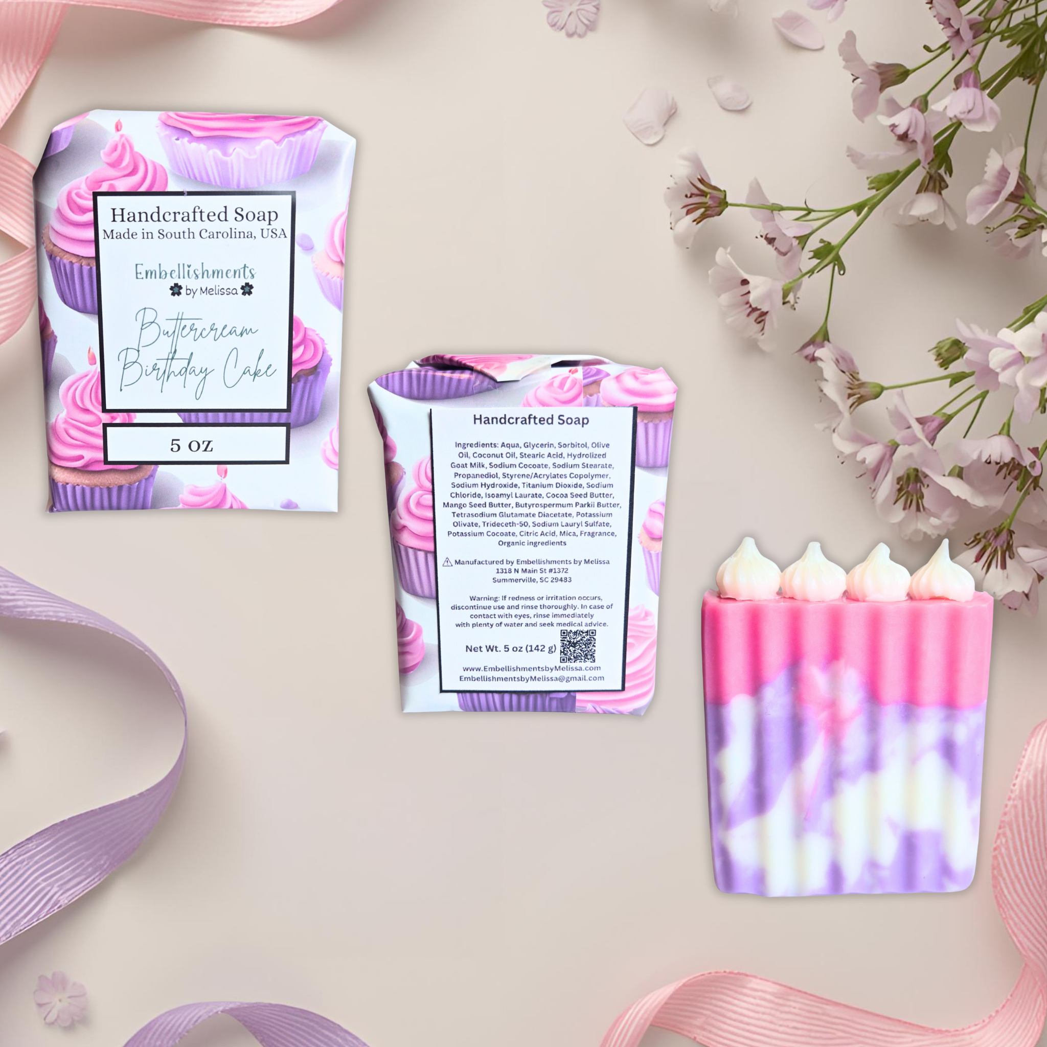 Luxury Birthday Gift Box for Her – Pink Throw, Lavender Ribbon, Birthday Cake Truffles, Bath Bomb, Soap, Wax Melts & More
