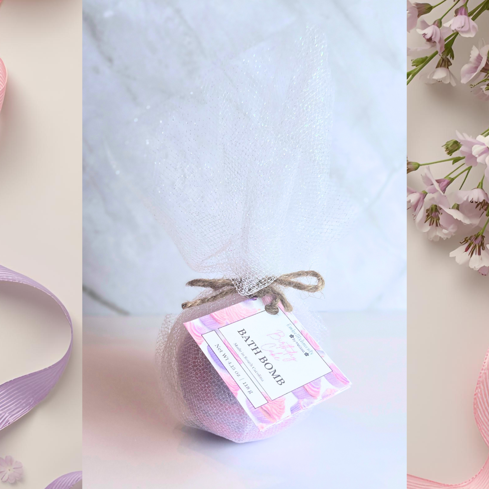 Luxury Birthday Gift Box for Her – Pink Throw, Lavender Ribbon, Birthday Cake Truffles, Bath Bomb, Soap, Wax Melts & More