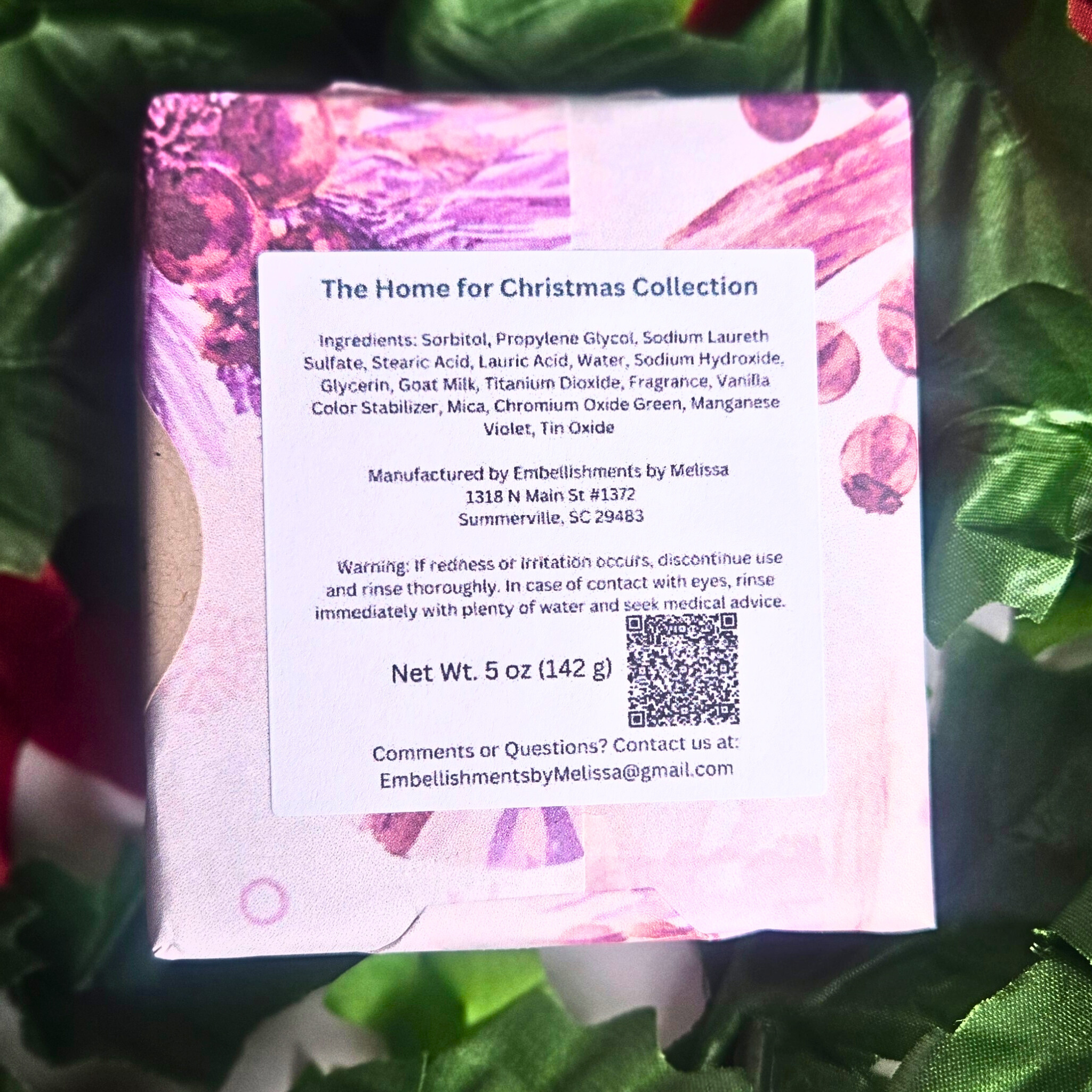 Peaceful Evening Gift Basket – Handcrafted Soap, Bath Salts, Sugar Scrub & Wax Melts Set