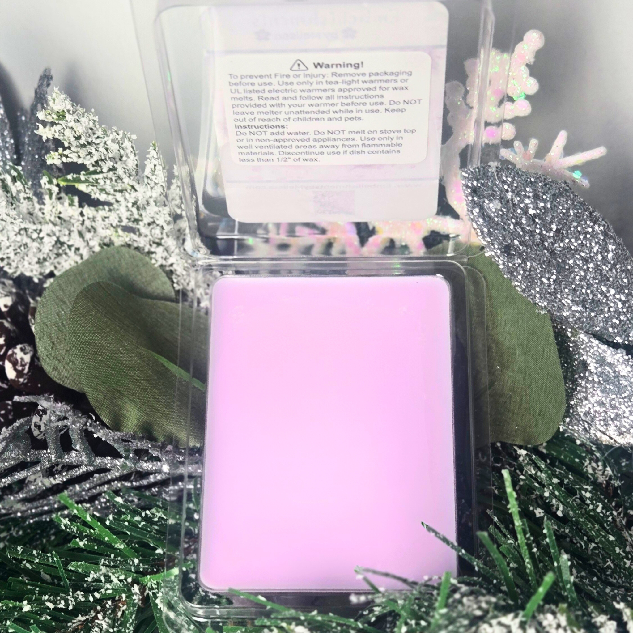 Soy Botanical Blend Wax Melts | Home for Christmas Collection – Cozy Scents of Peaceful Evening, Cinnamon Hearth, Season’s Glow & Kitchen Warmth 2.25 oz (64 g)