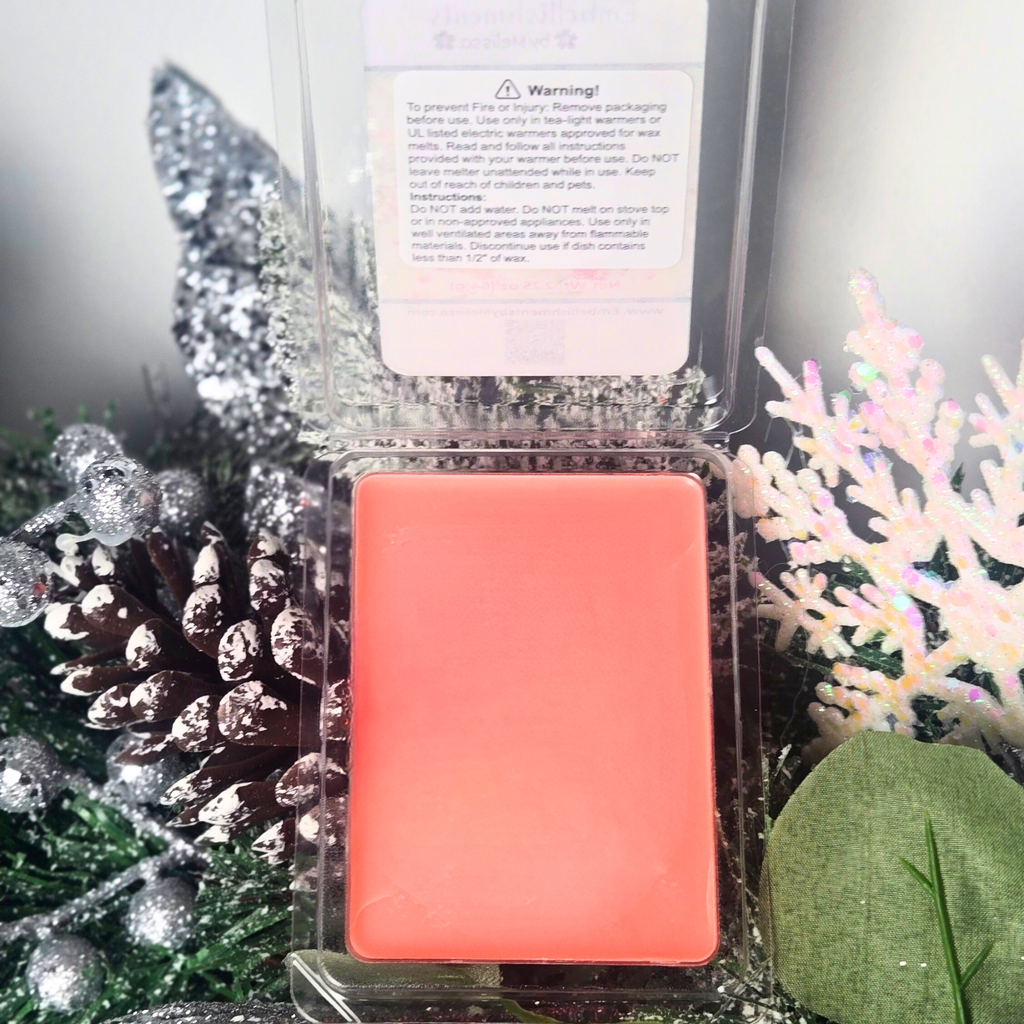 Soy Botanical Blend Wax Melts | Home for Christmas Collection – Cozy Scents of Peaceful Evening, Cinnamon Hearth, Season’s Glow & Kitchen Warmth 2.25 oz (64 g)