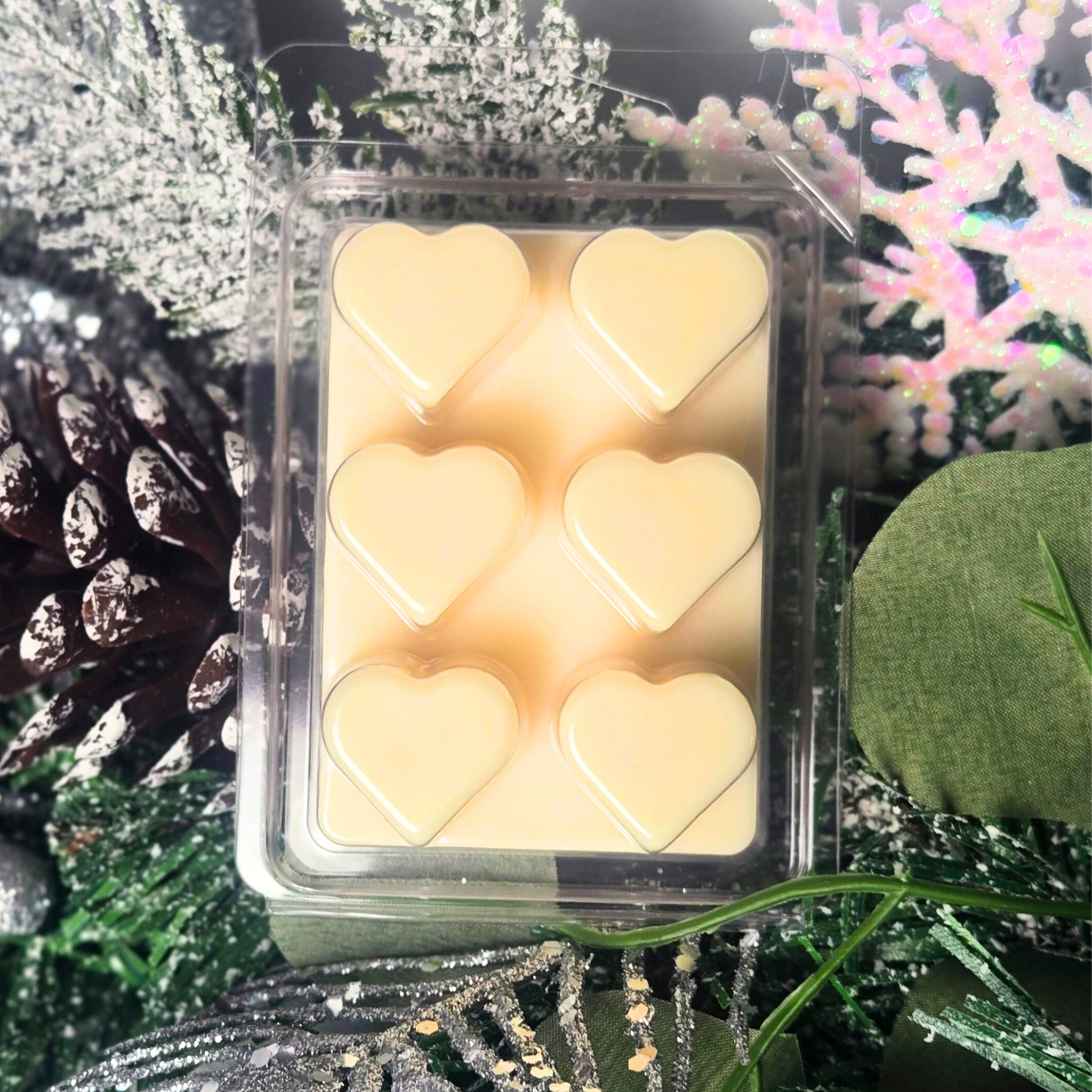 Soy Botanical Blend Wax Melts | Home for Christmas Collection – Cozy Scents of Peaceful Evening, Cinnamon Hearth, Season’s Glow & Kitchen Warmth 2.25 oz (64 g)