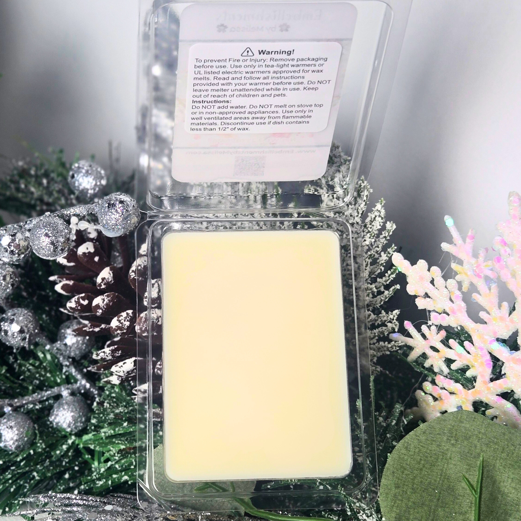 Soy Botanical Blend Wax Melts | Home for Christmas Collection – Cozy Scents of Peaceful Evening, Cinnamon Hearth, Season’s Glow & Kitchen Warmth 2.25 oz (64 g)