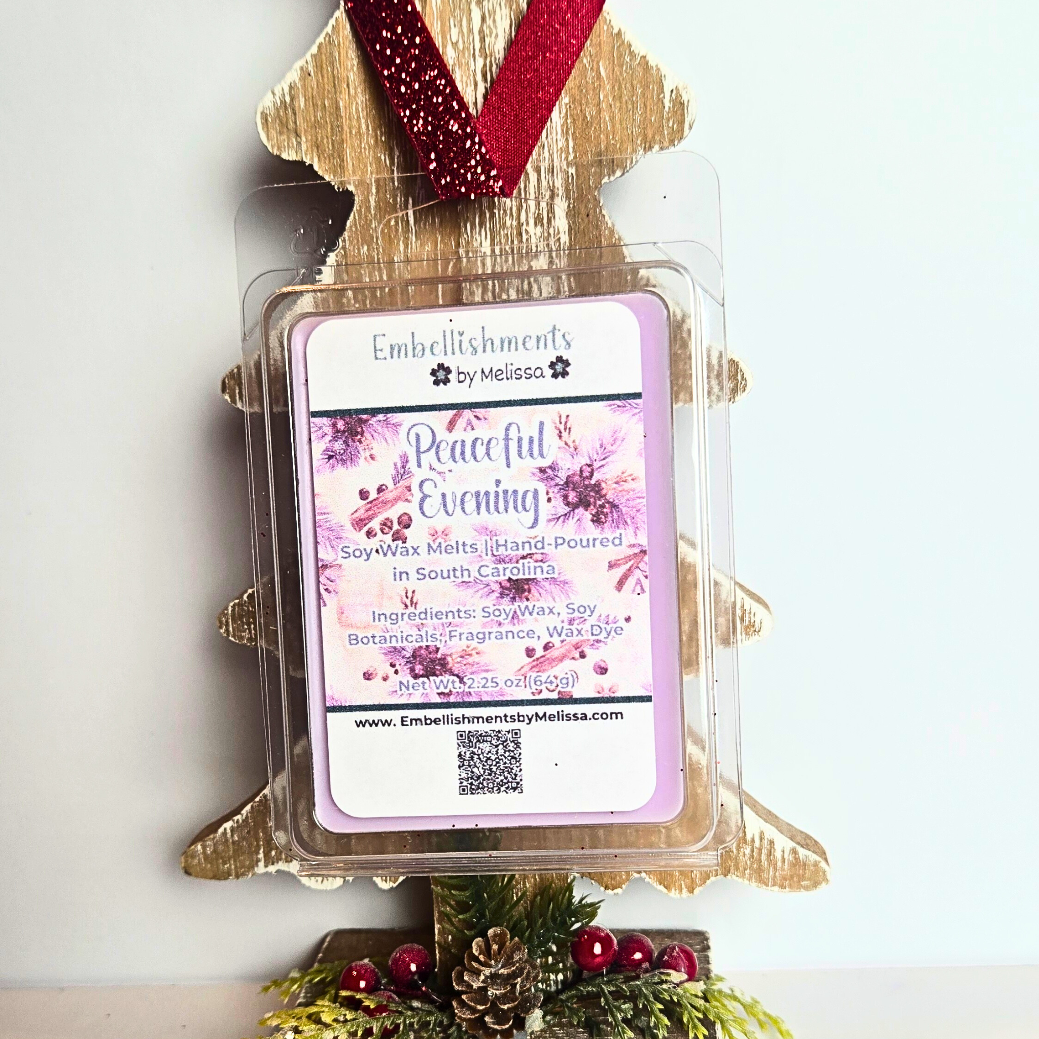 Christmas Tree Decor Set with Wax Melts | Holiday Home Fragrance Gift