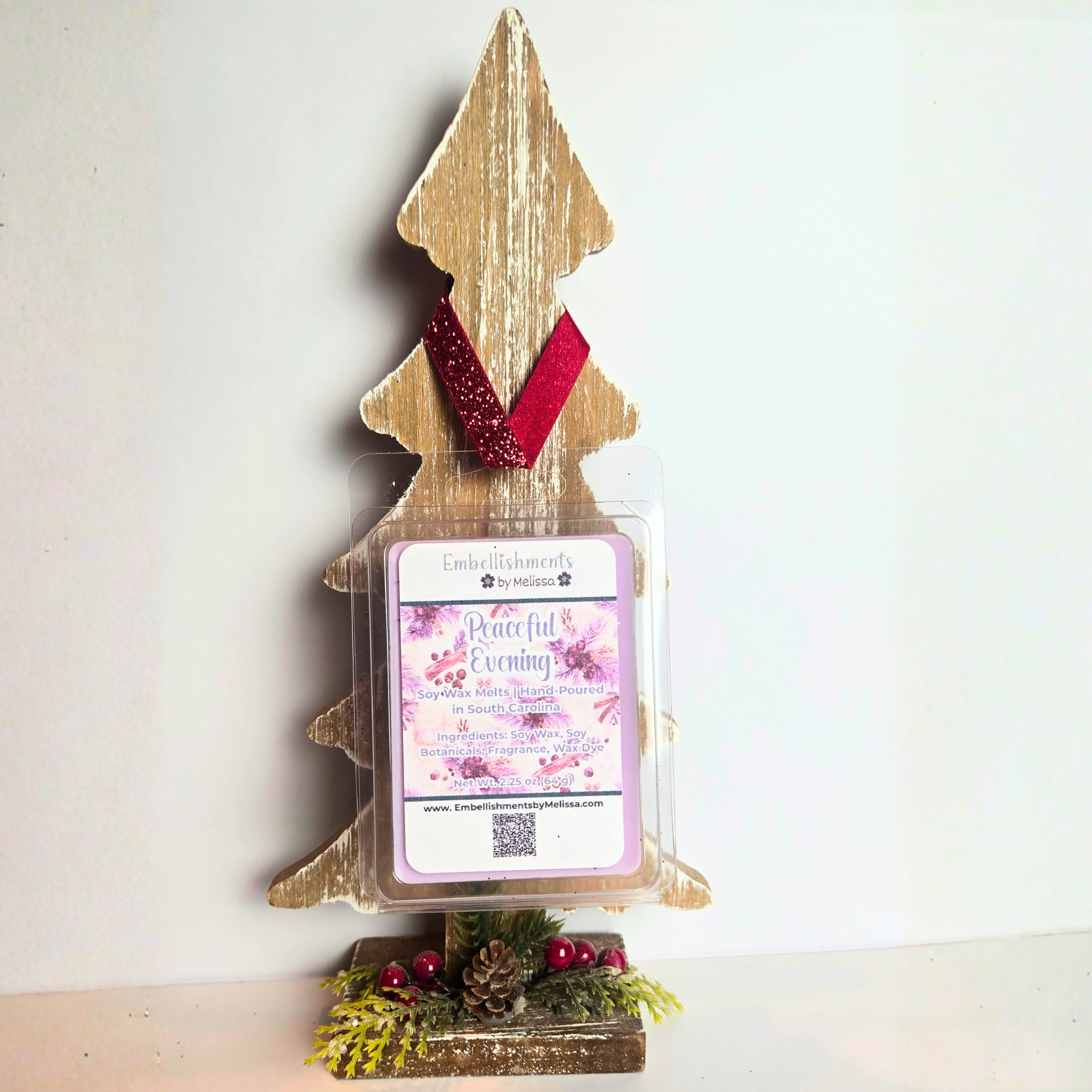 Christmas Tree Decor Set with Wax Melts | Holiday Home Fragrance Gift