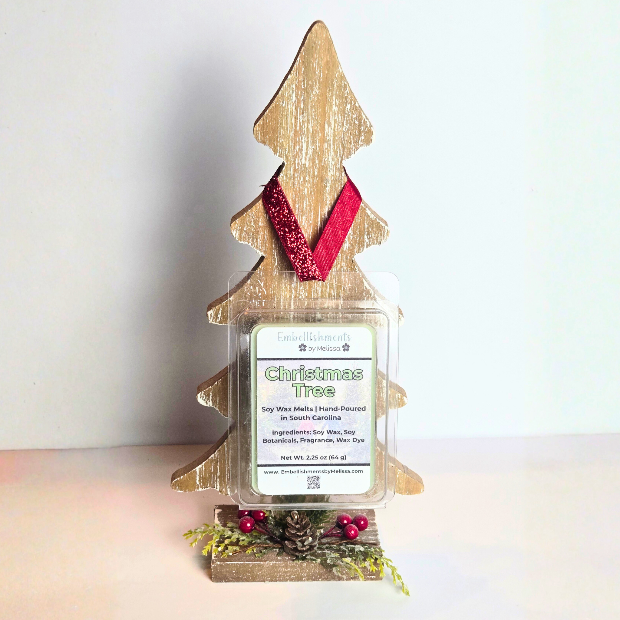 Christmas Tree Decor Set with Wax Melts | Holiday Home Fragrance Gift