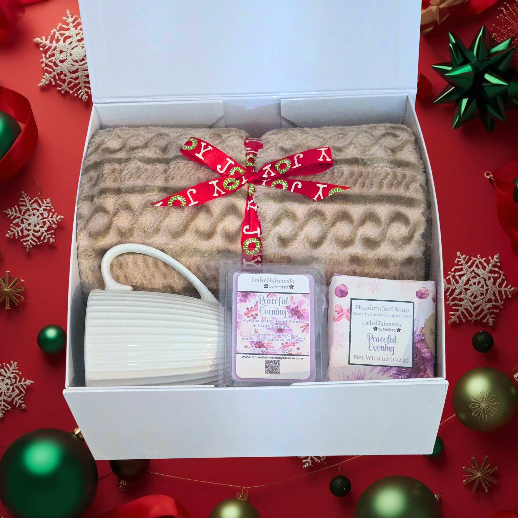 Holiday Gift Box in Peaceful Evening Scent – Relaxing Christmas Gift Set