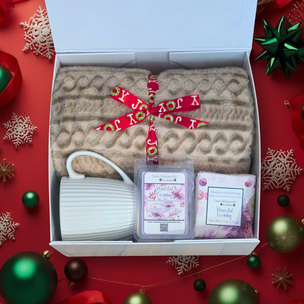 Holiday Gift Box in Peaceful Evening Scent – Relaxing Christmas Gift Set
