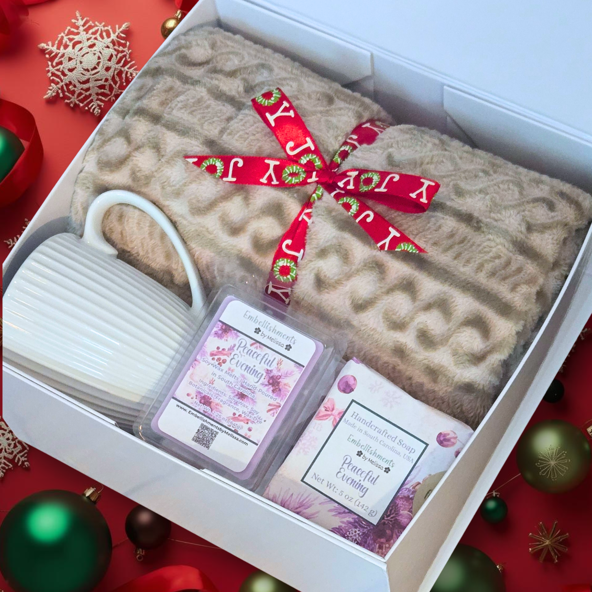 Holiday Gift Box in Peaceful Evening Scent – Relaxing Christmas Gift Set