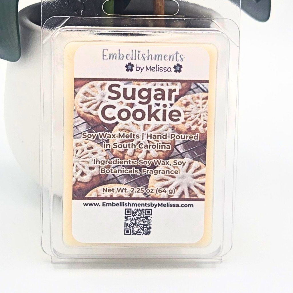 Sugar Cookie Soy Wax Melts | Sweet Bakery Scent, Soy Botanical Blend 2.25 oz (64 g)