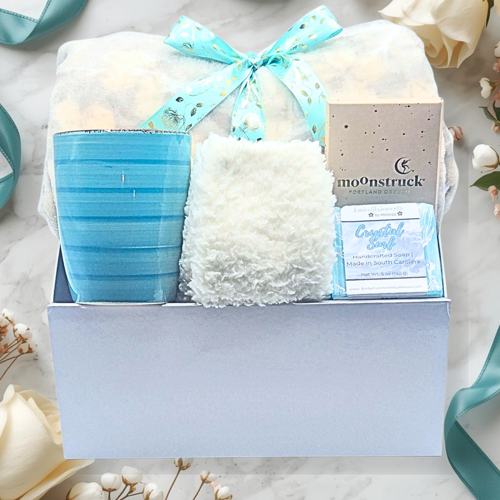 Cozy Teal Gift Set For Her – The Perfect Comfort Gift