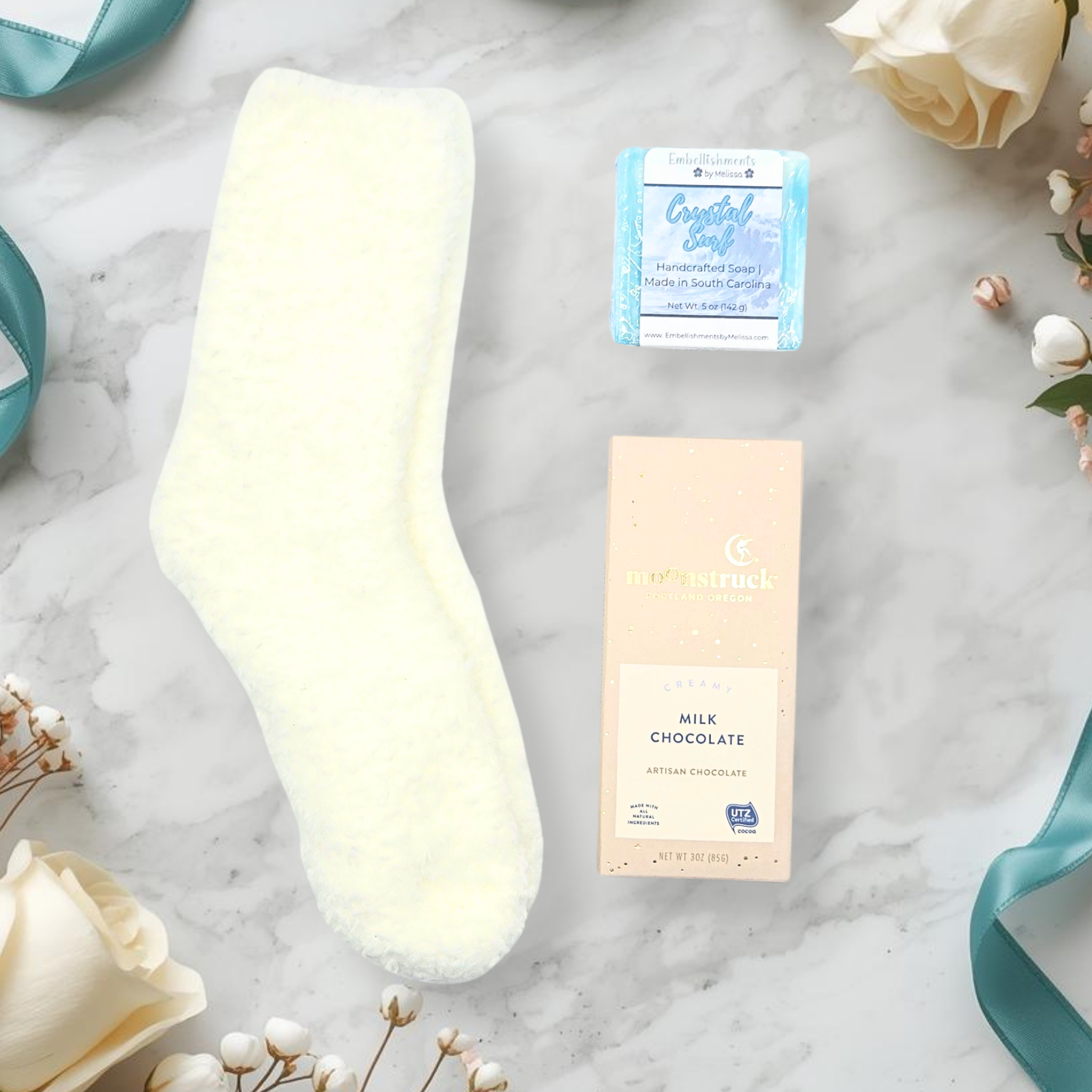 Cozy Teal Gift Set For Her – The Perfect Comfort Gift
