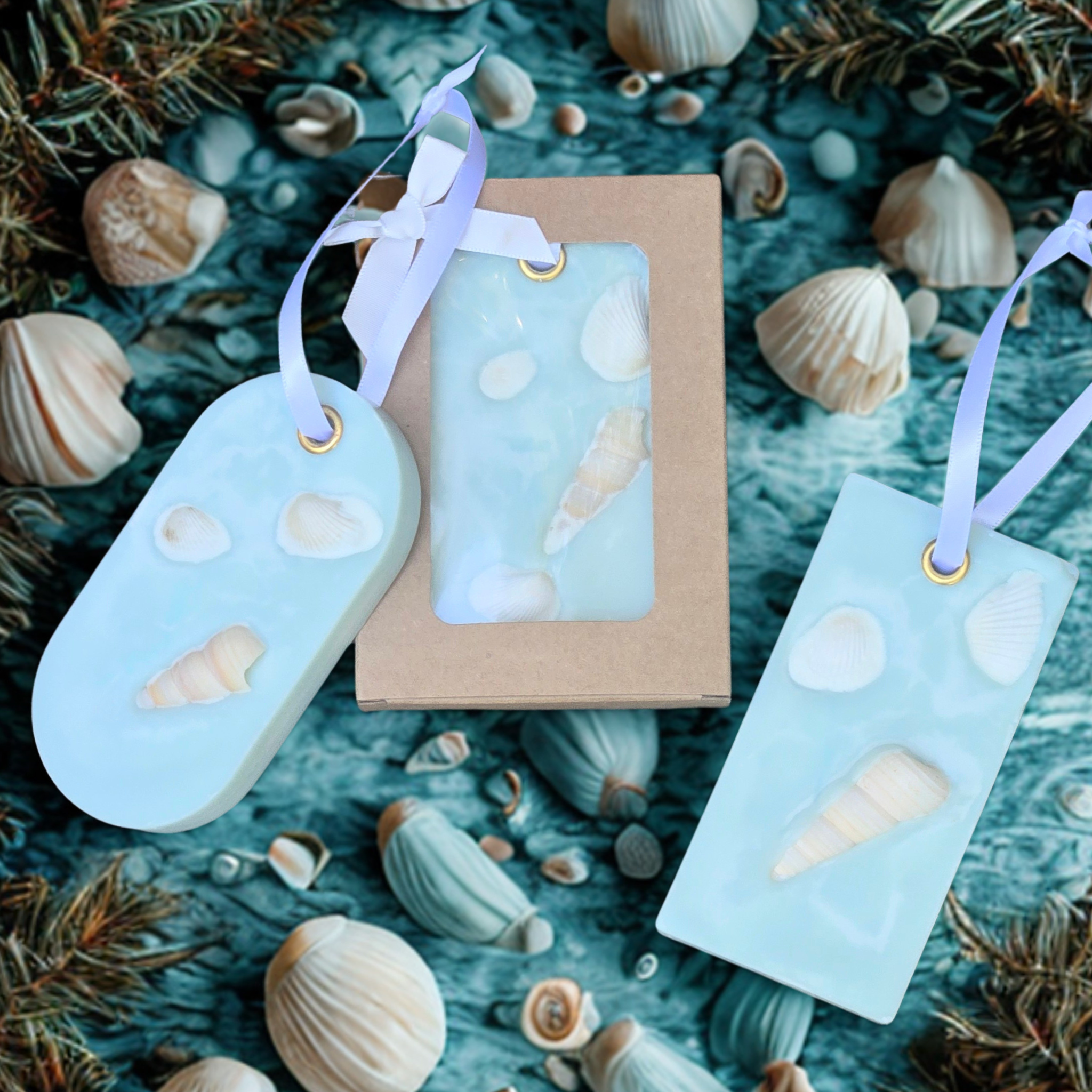 Piña Colada Shores Wax Sachet, – Wedding, Bridal Shower & Baby Shower Favors | Long-Lasting Home Fragrance Gifts 1.5 oz (43 g)
