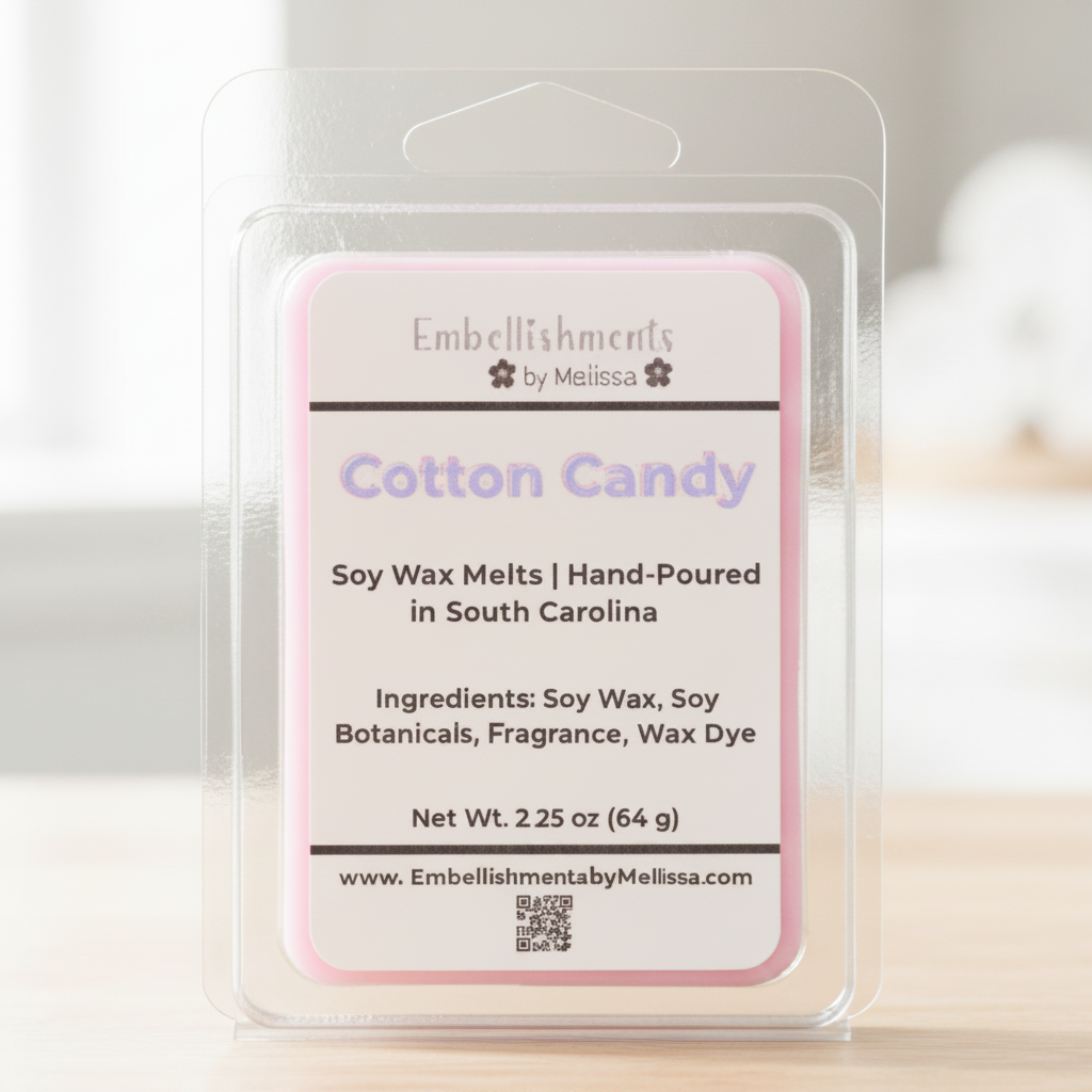 Cotton Candy Wax Melts (2.25 oz, 68 g)