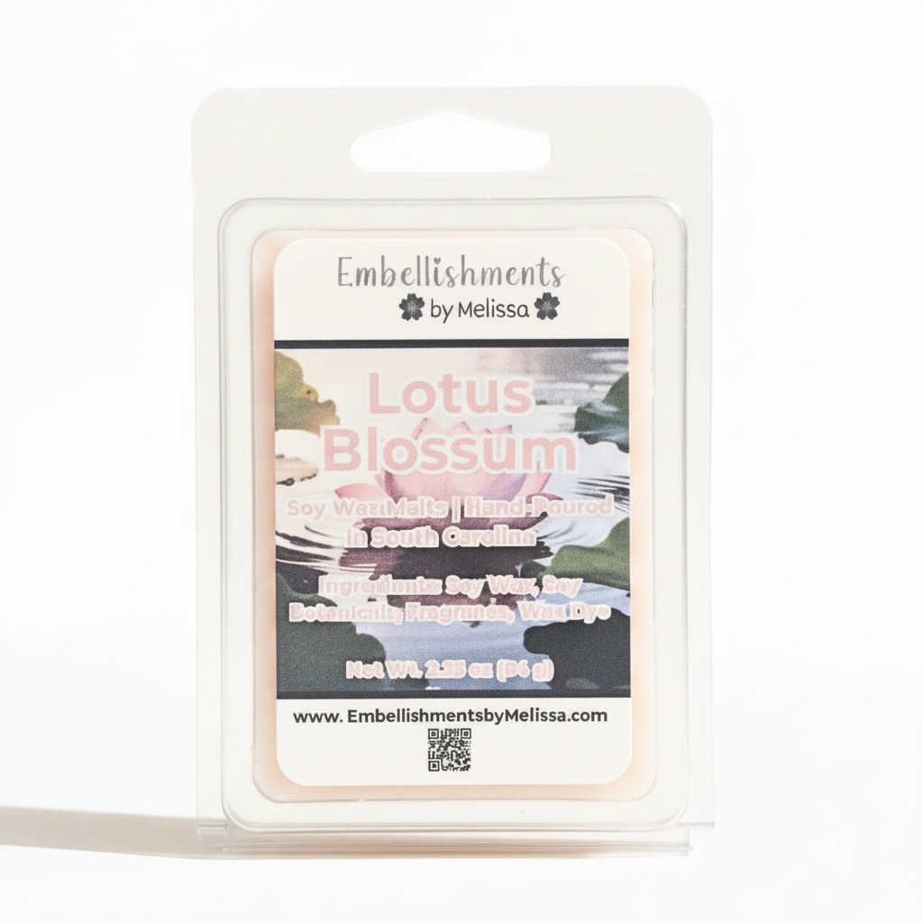 Lotus Blossom Wax Melts – A Fresh Floral Escape 2.25 oz (64 g)