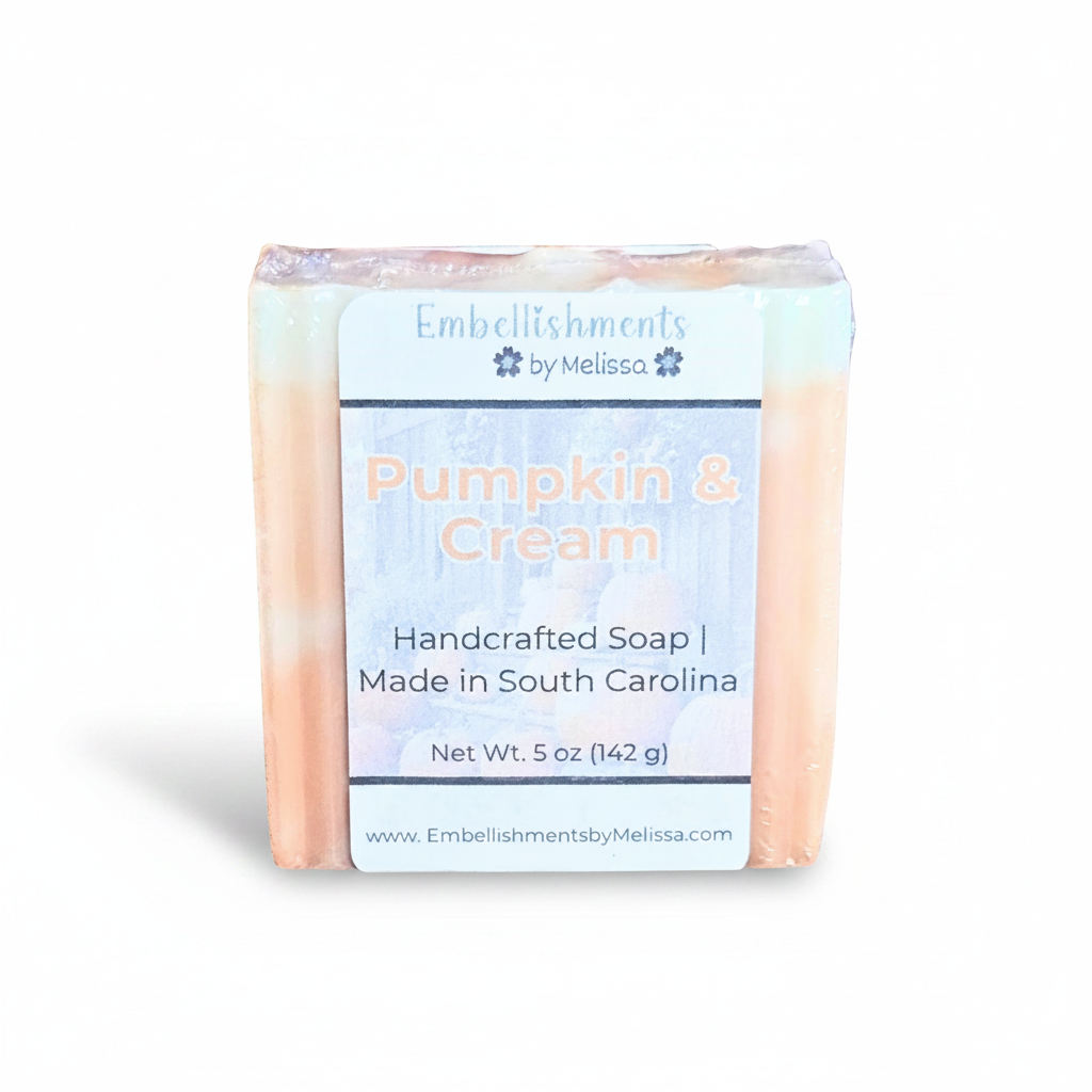 Pumpkin & Cream – Cozy Fall Scented Soap with Goat Milk