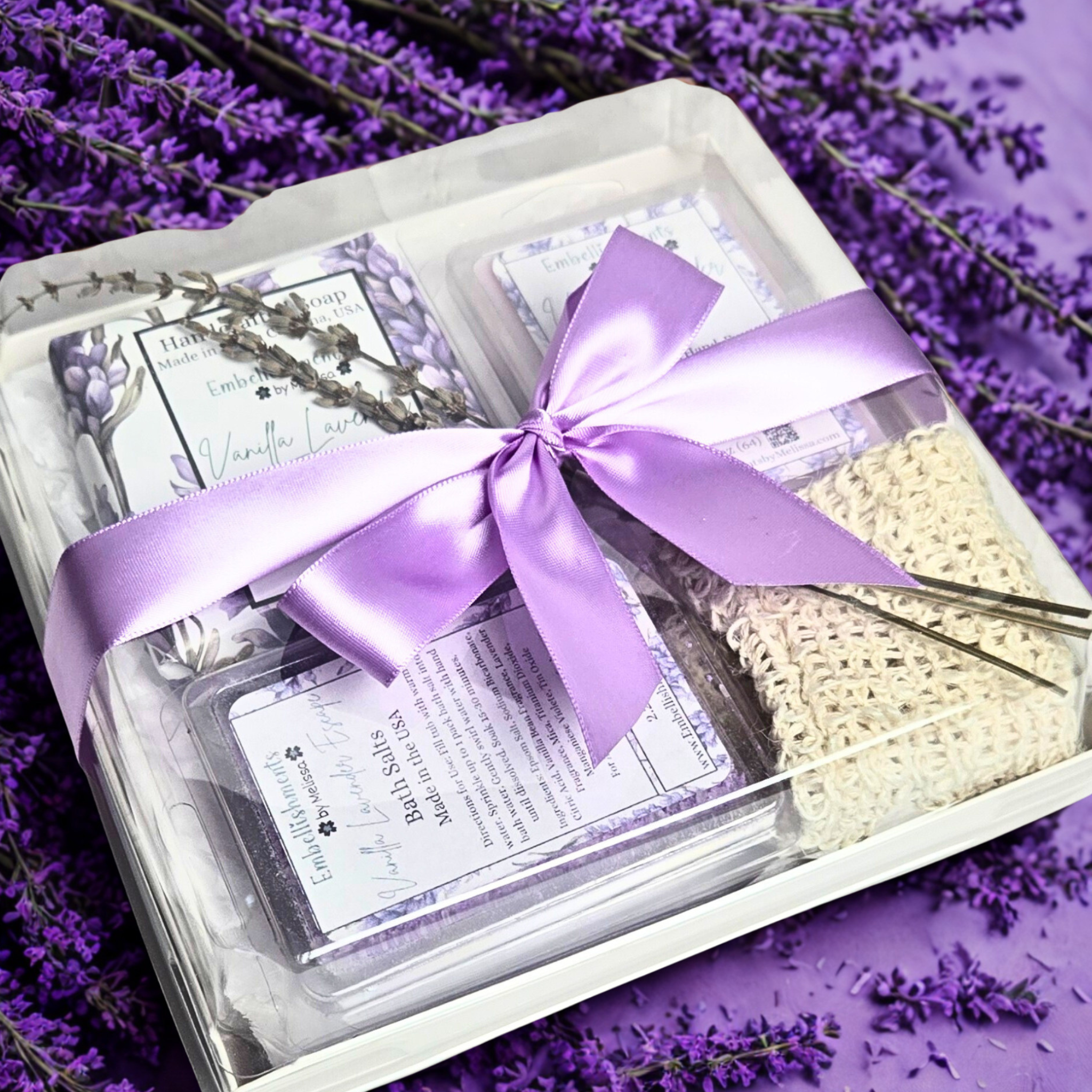 Bath & Body Gift Set for Her | Luxury Self-Care Gift – Vanilla Lavender, Rose Butter, Chamomile & Oat, Mint & Eucalyptus