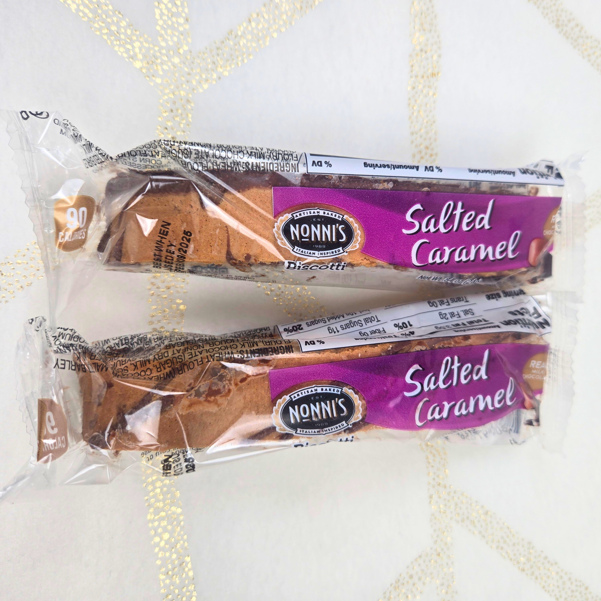 Salter caramel biscotti for gift box for her.