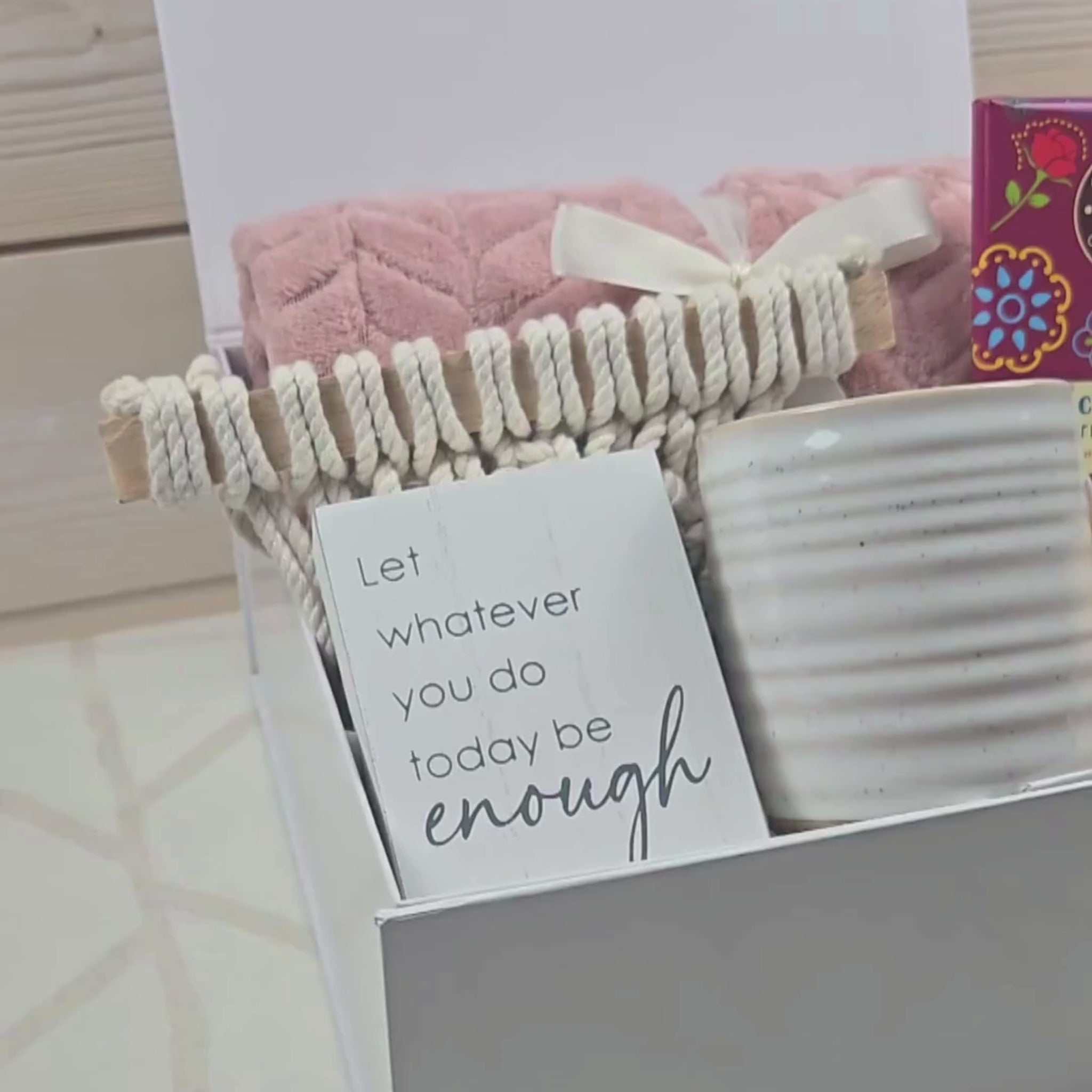 Motivational / Self care gift box for her.