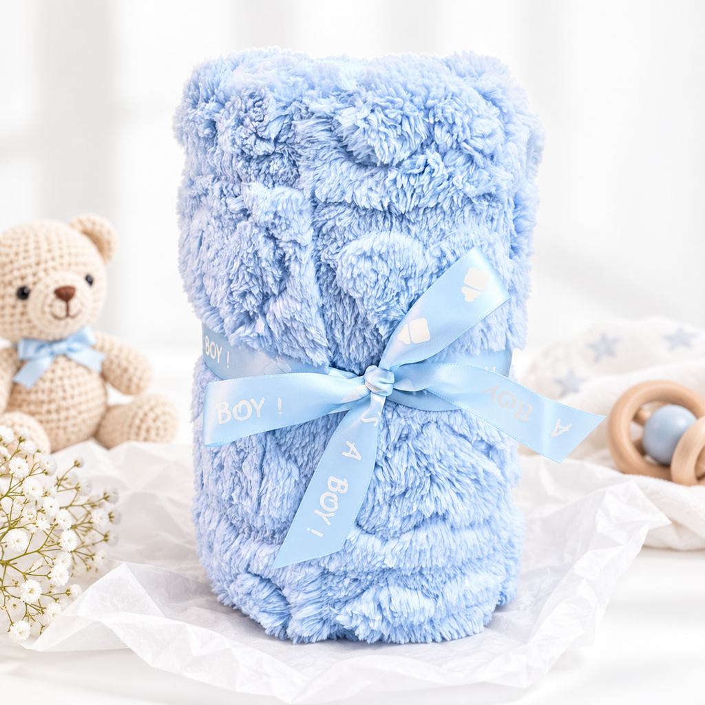 Soft Blue Newborn Gift Set for Baby Boys