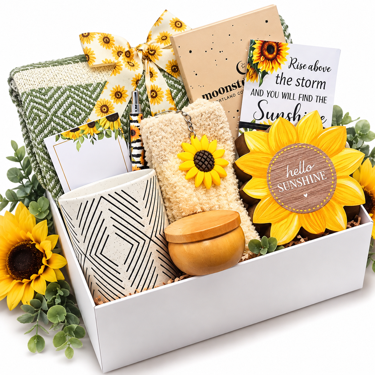 Sunflower Gift Set – A Uplifting Care Package to Brighten Her Day