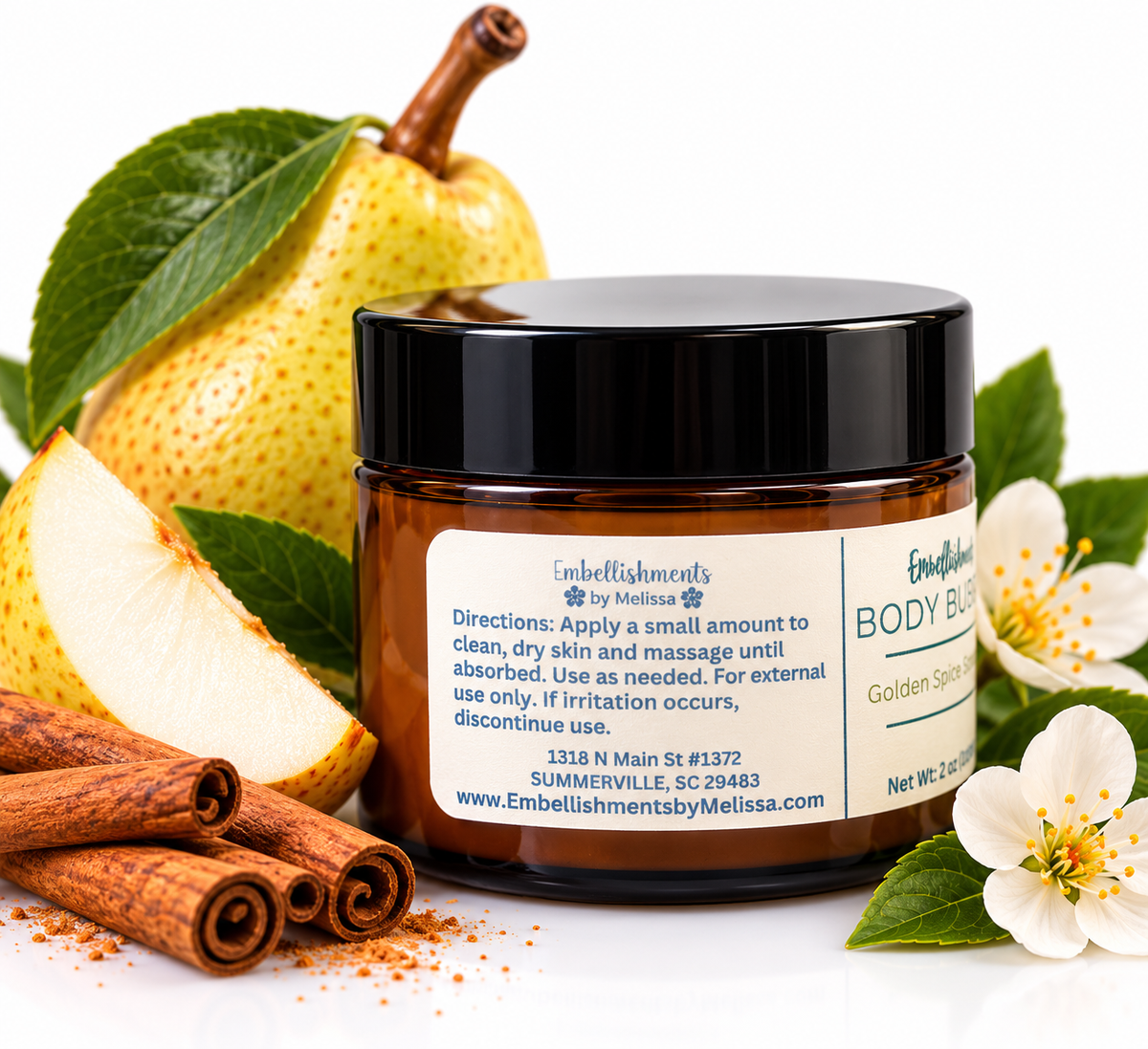 Spiced Golden Pear Emulsified Body Butter