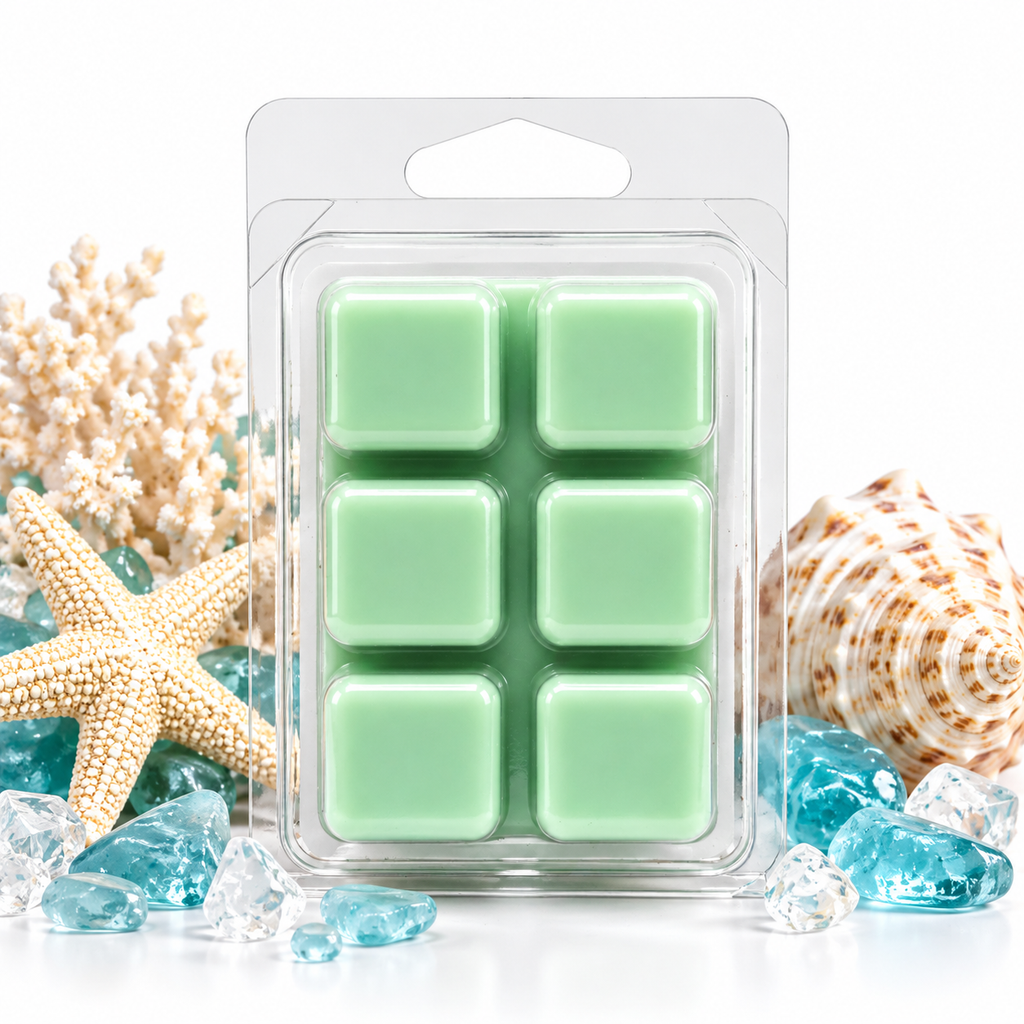 Crystal Surf Soy Wax Melts – Ocean Breeze Scented Home Fragrance  2.25 oz (64 g)