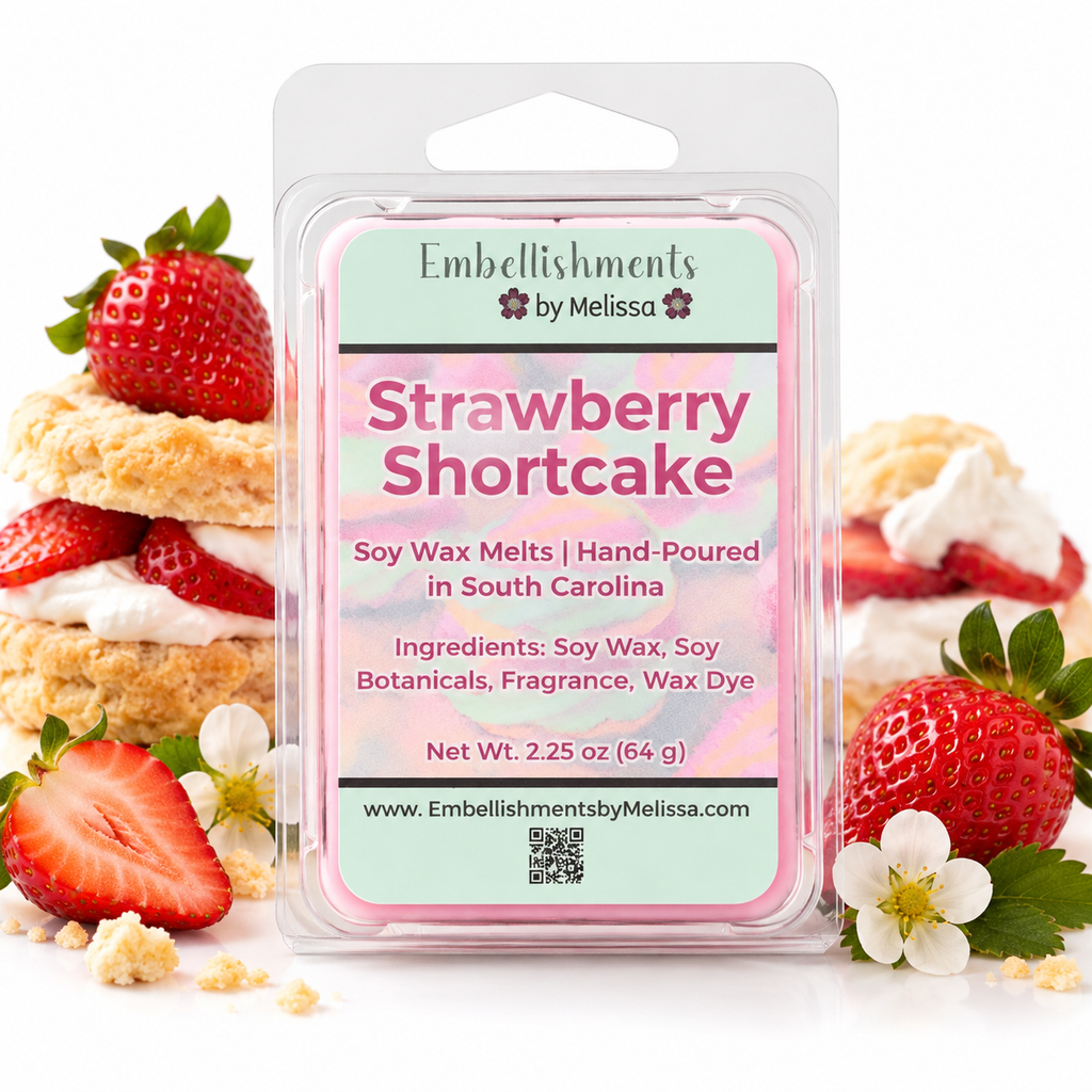 Strawberry Shortcake Soy Wax Melt Sweet Bakery Scented Wax Melts