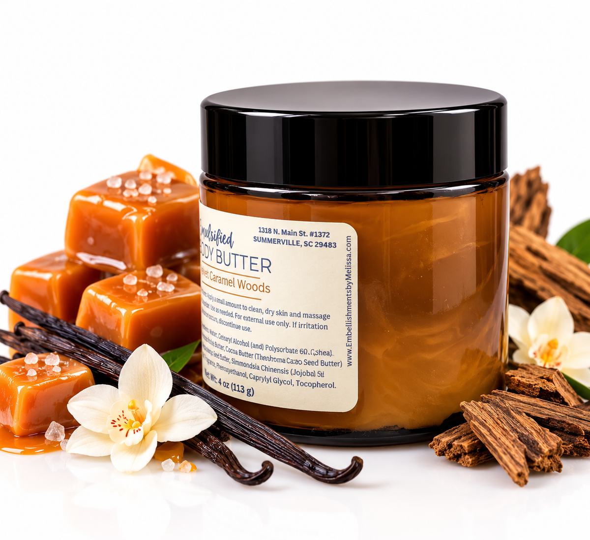 Velvet Caramel Woods Emulsified Body Butter