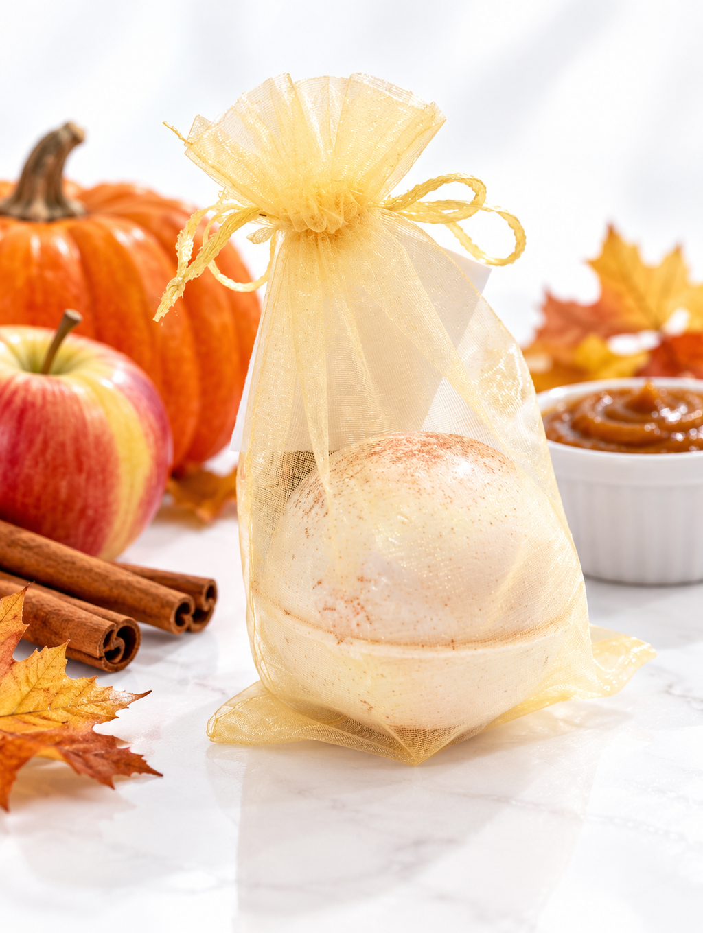 Pumpkin Apple Butter Bath Bomb