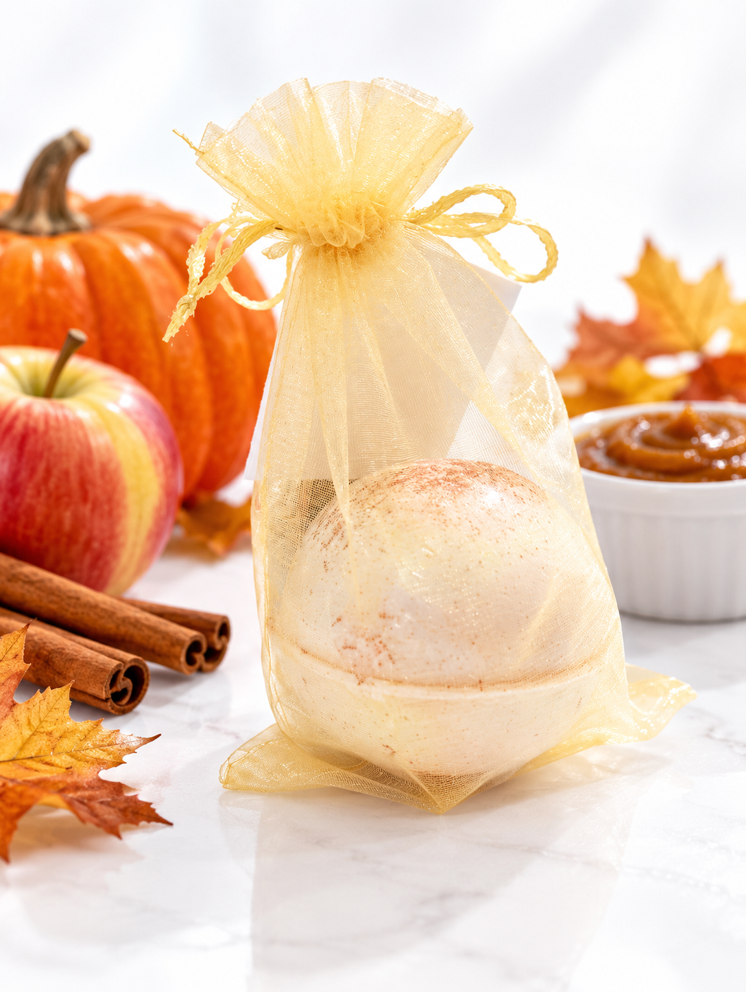 Pumpkin Apple Butter Bath Bomb