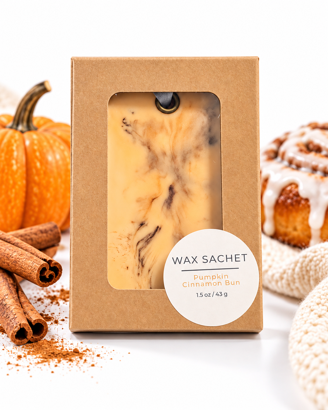 Pumpkin Cinnamon Bun Wax Sachets