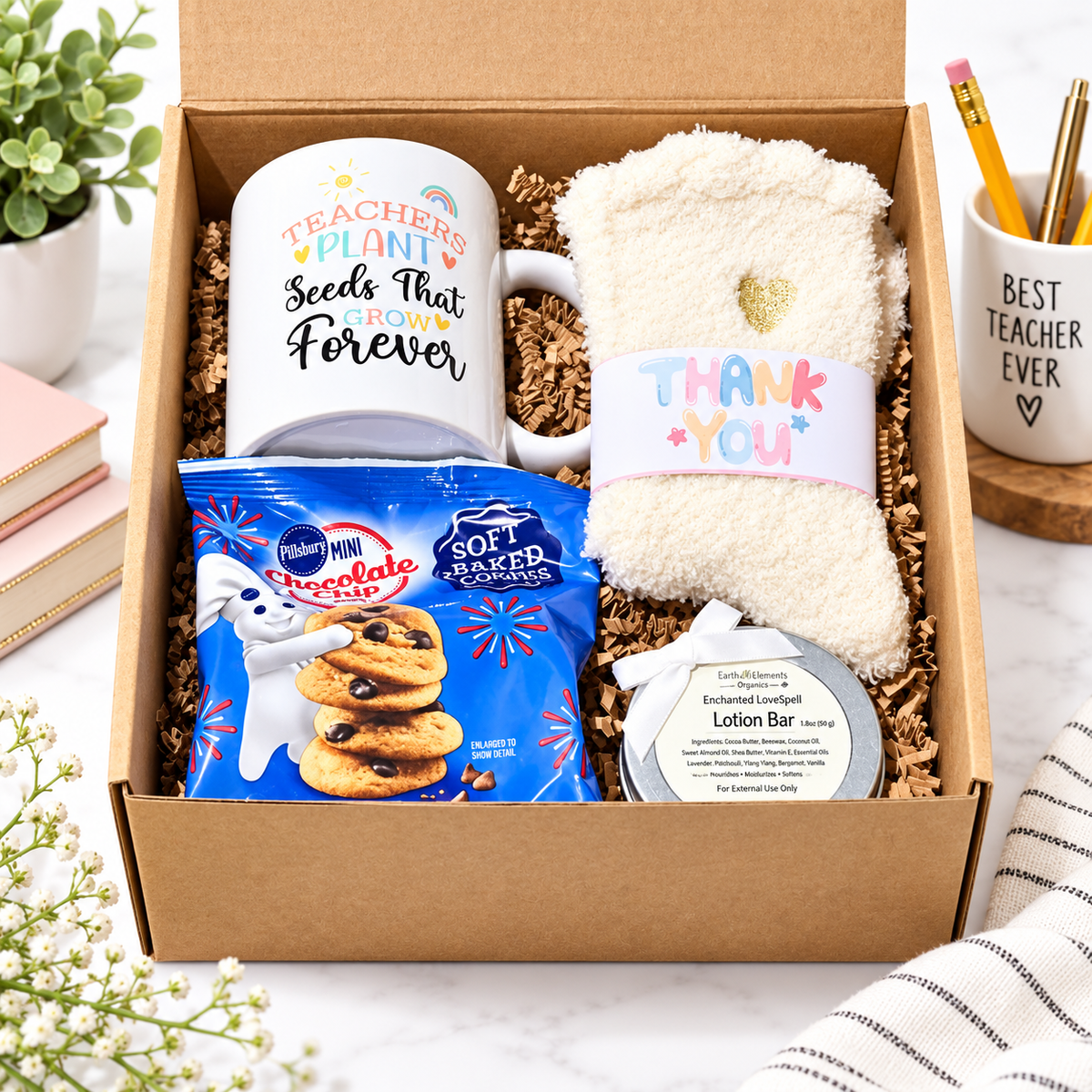 Teacher Appreciation Gift Box Thoughtful Thank You Gift Set for Teachers