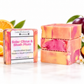 Solar Citrus & Plum Goat Milk Soap Bar – Handmade with Fruity Fragrance (5 oz)