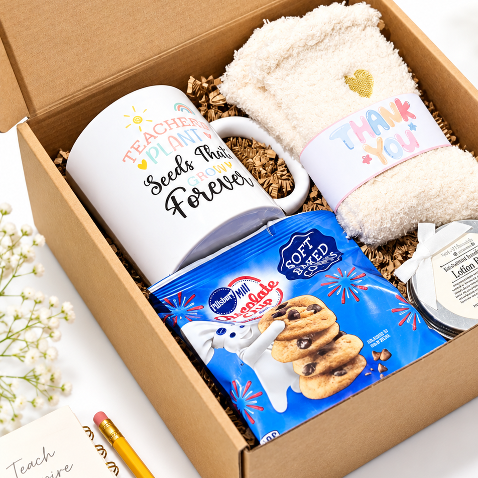 Teacher Appreciation Gift Box Thoughtful Thank You Gift Set for Teachers