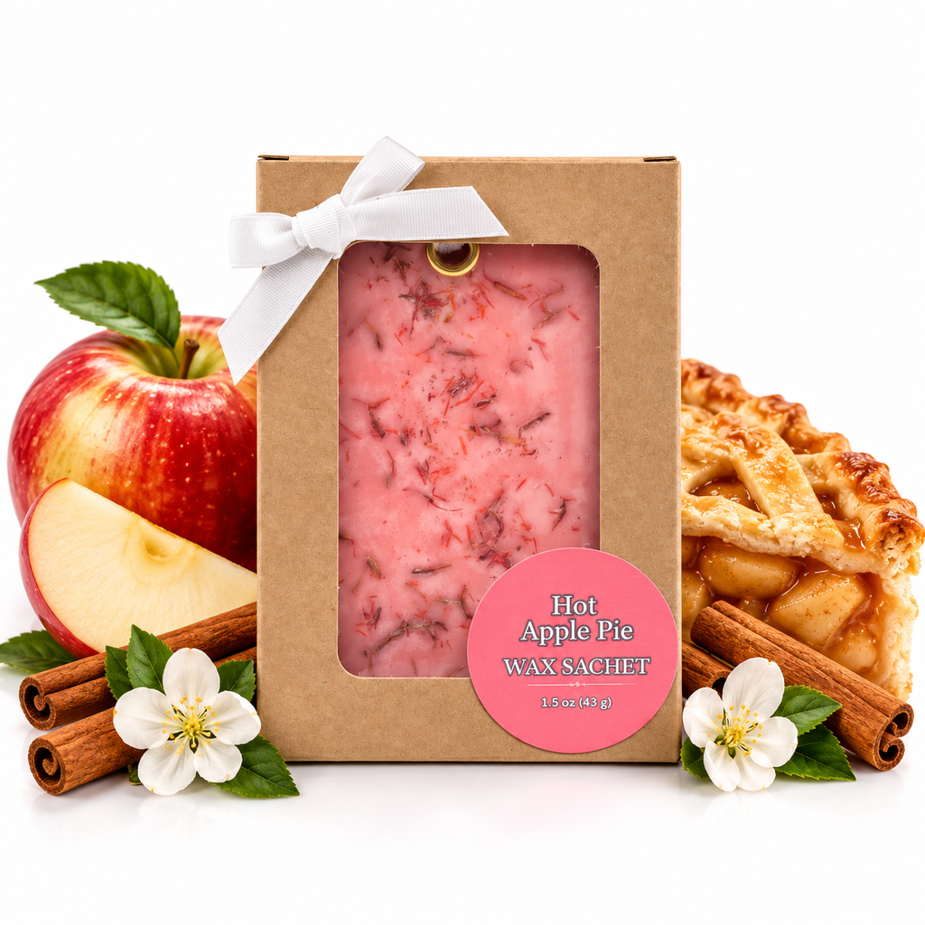 Hot Apple Pie Soy Wax Sachet – Fall Scented Home Fragrance