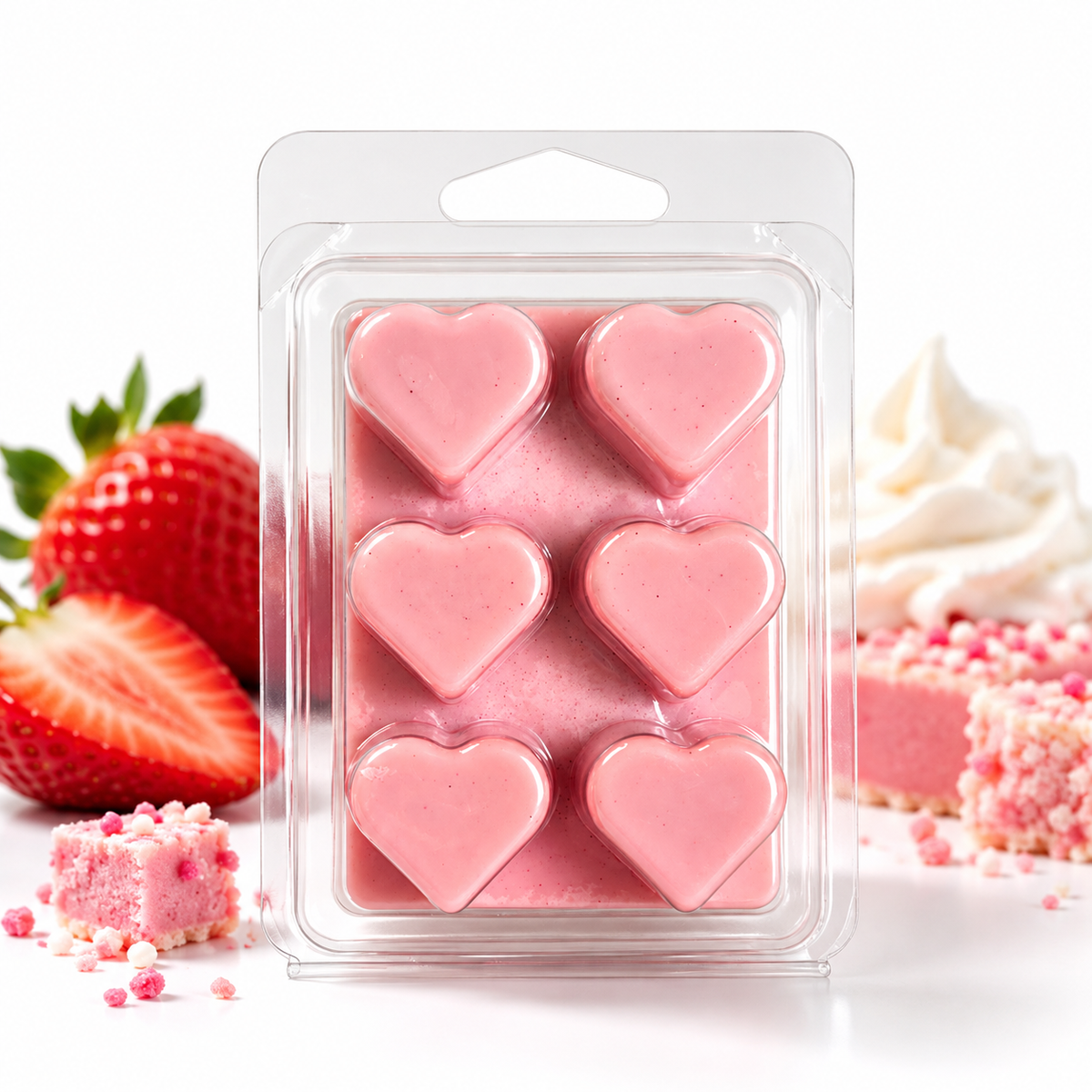 Berry Chantilly Cake Soy Wax Melts – Sweet Berry & Cream Scent 2.25 oz (64 g)